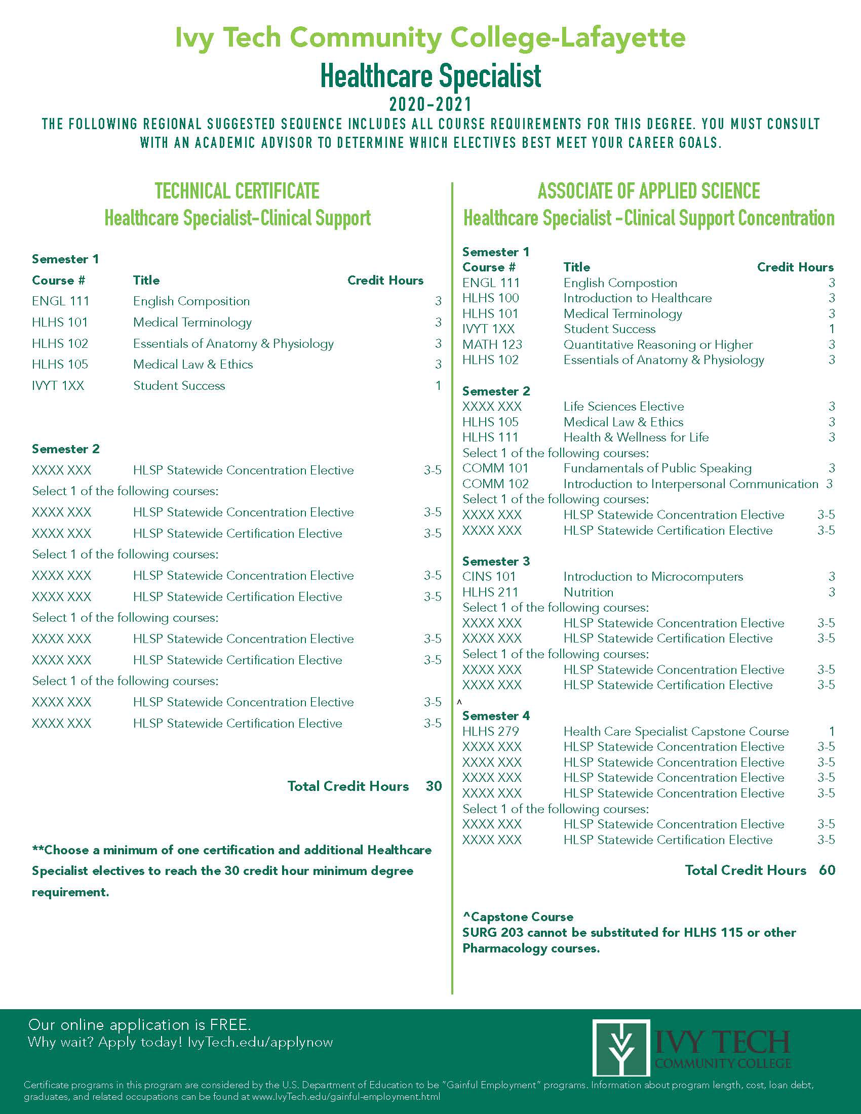 Program Sheet Provided