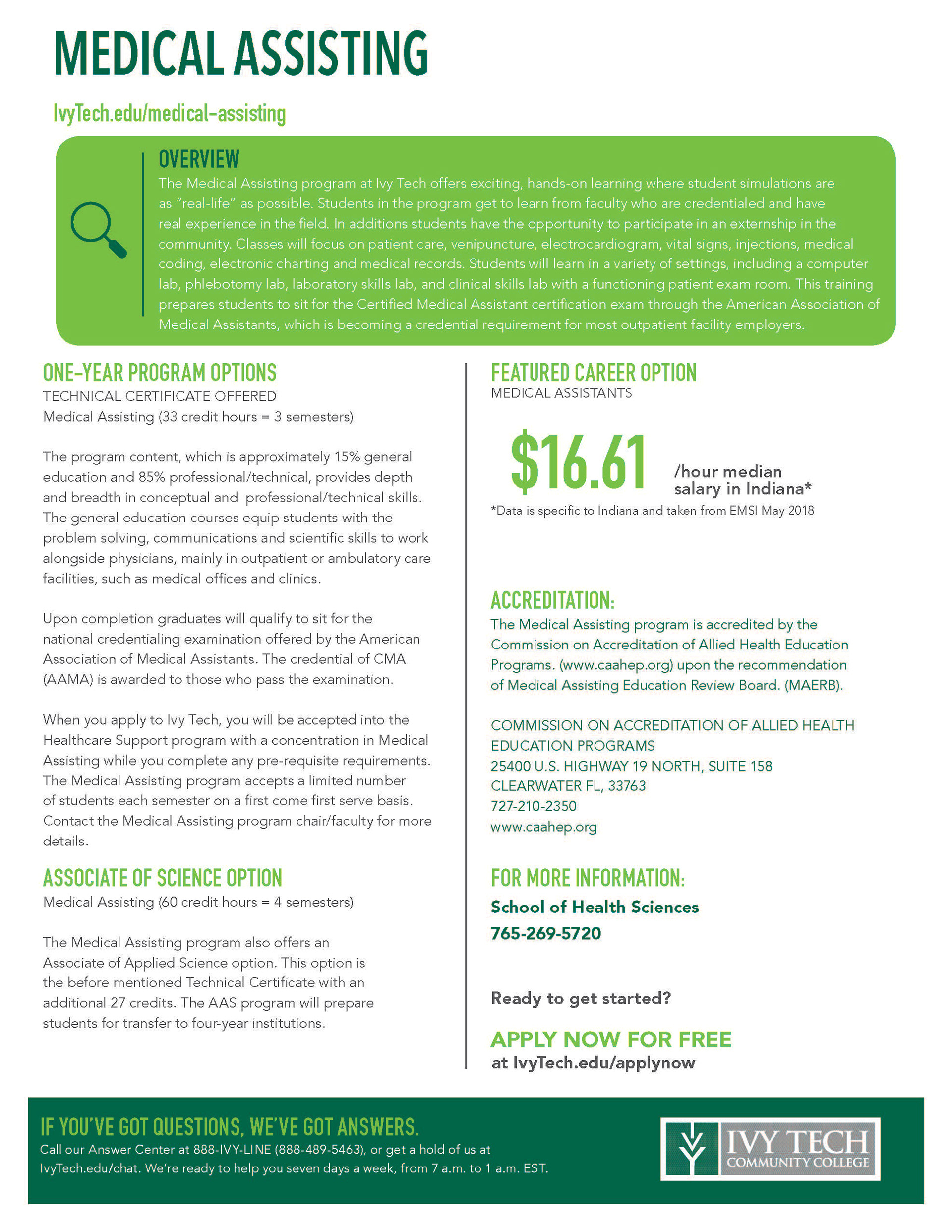 Program Sheet Provided