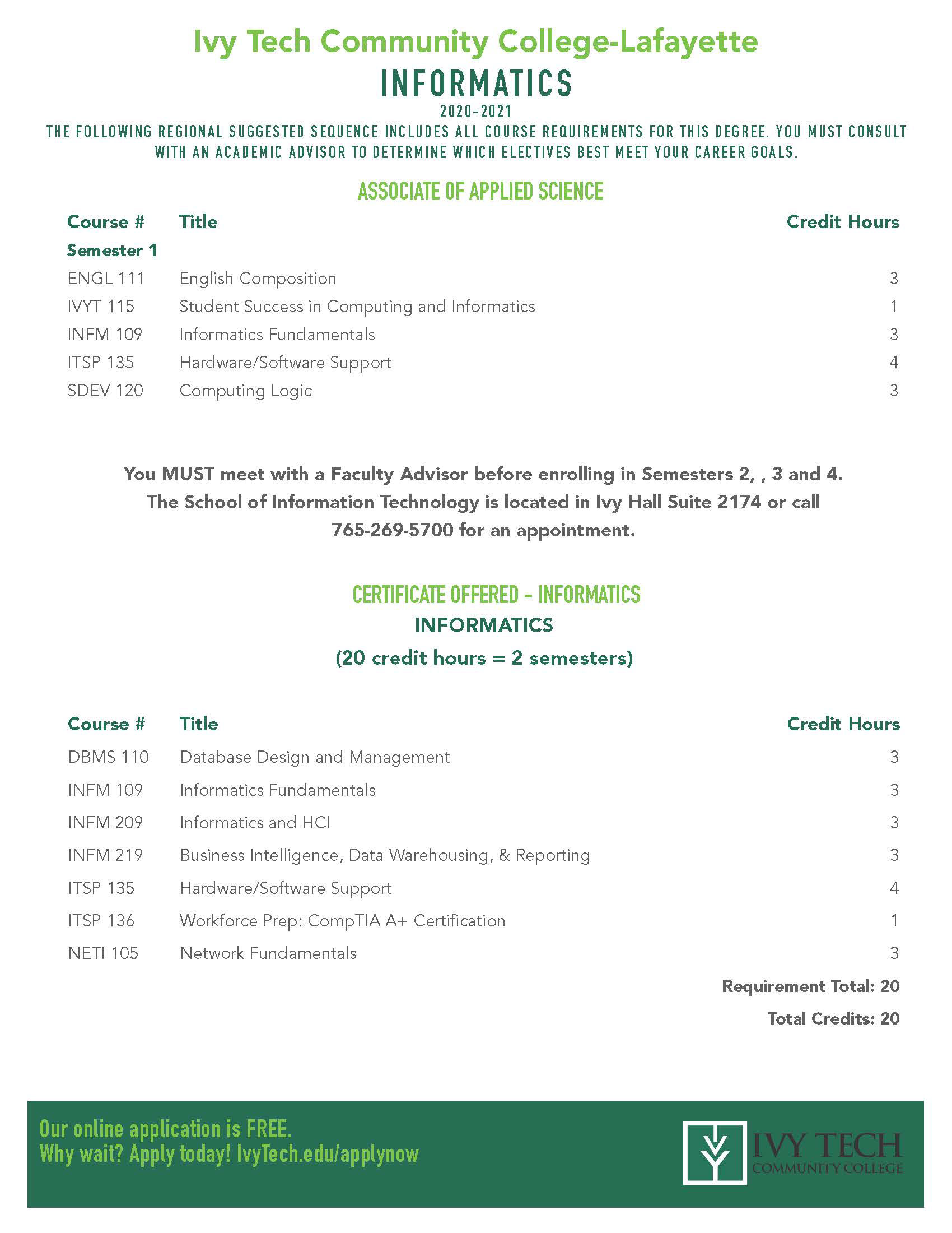 Program Sheet Provided