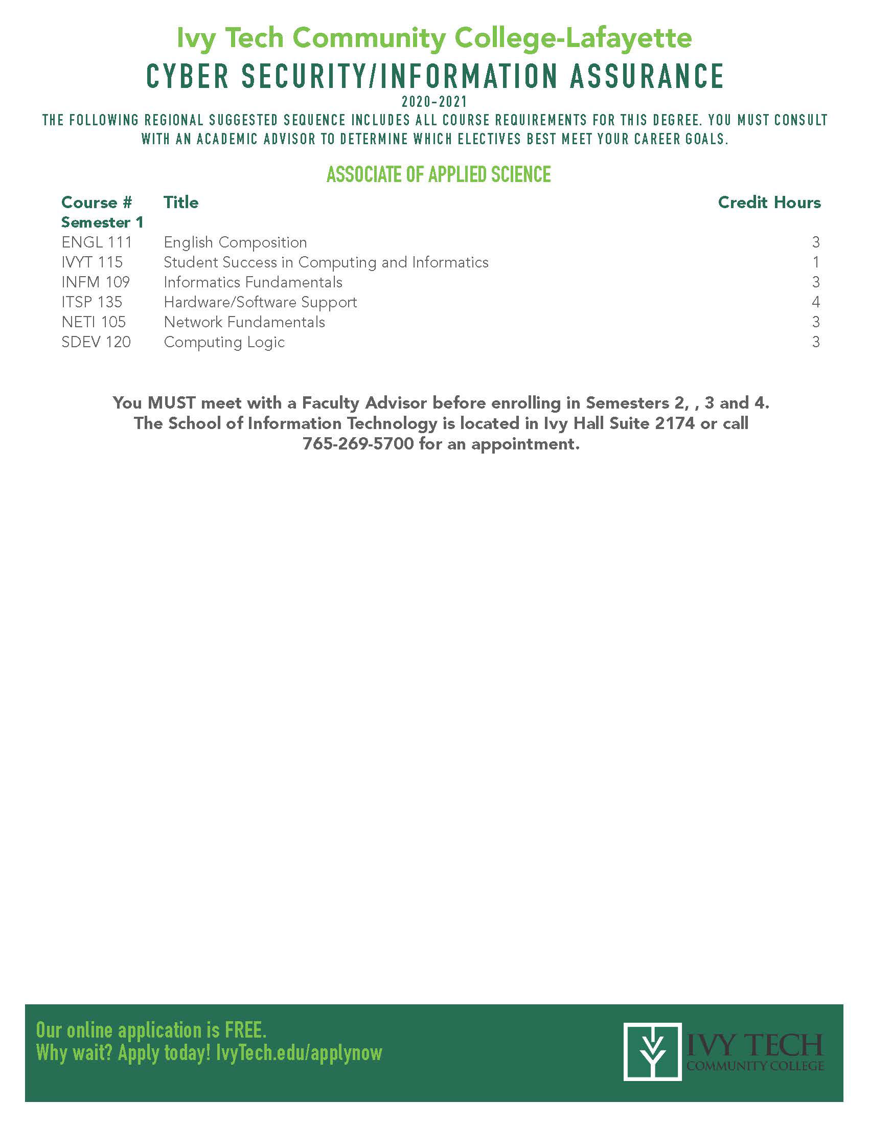 Program Sheet Provided