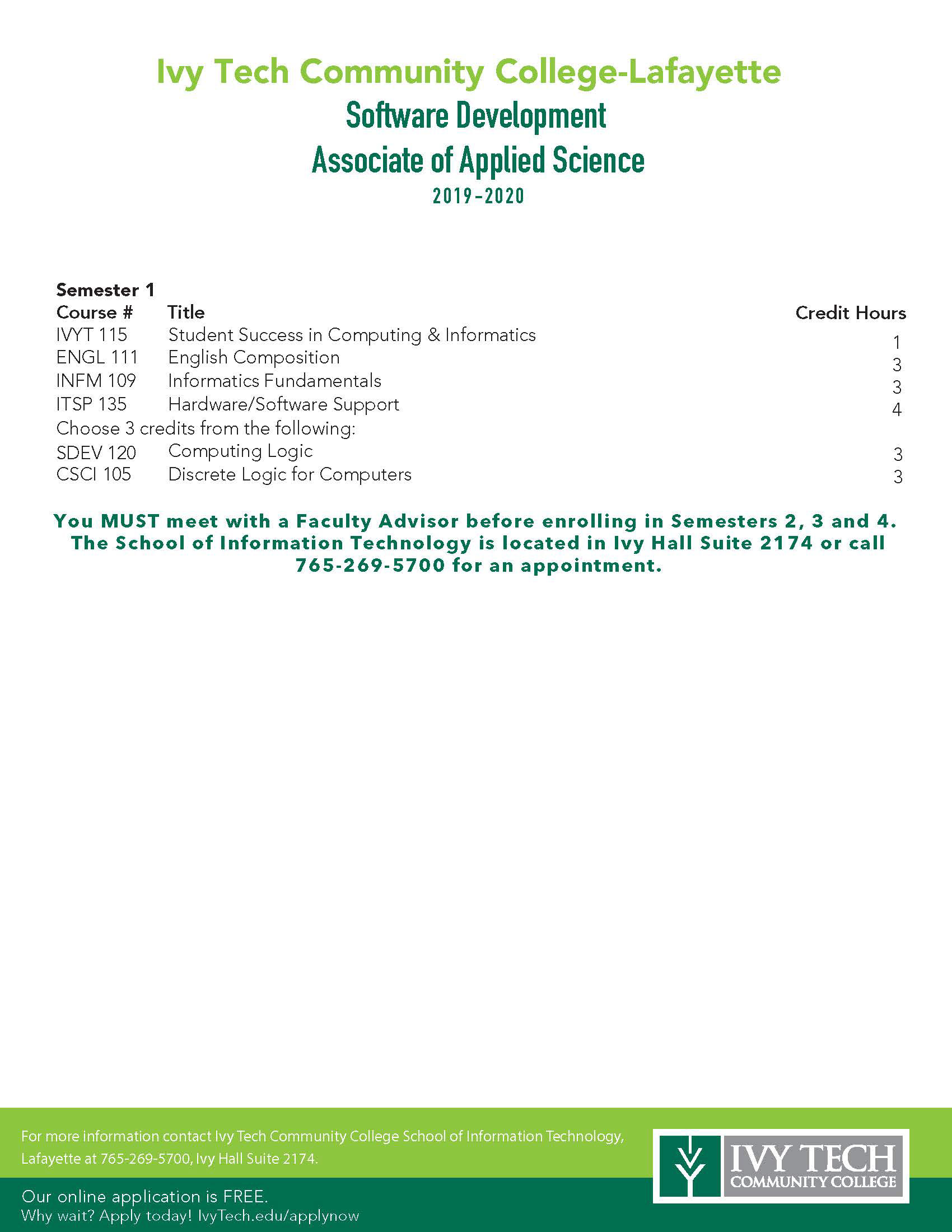 Program Sheet Provided