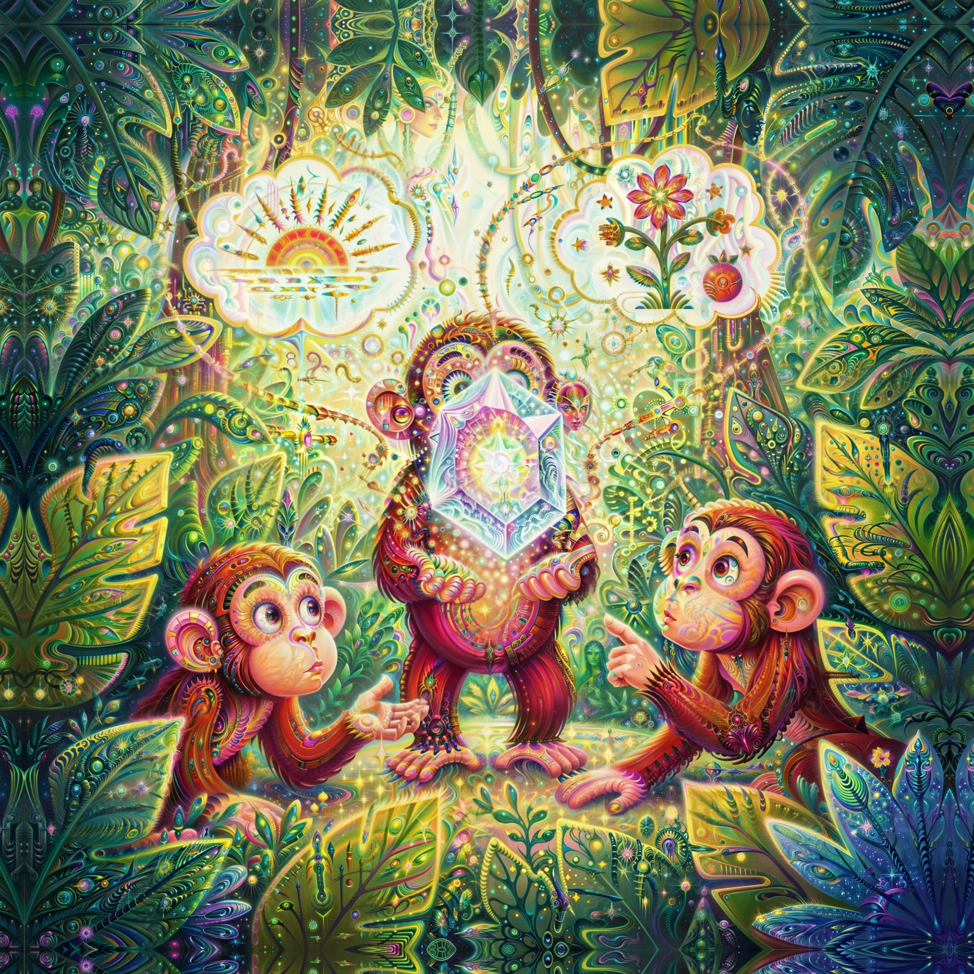 As they held the stone, something strange occurred, A newfound curiosity had them all lured. Questions arose about their world, From the sunrise to how their food unfurled.