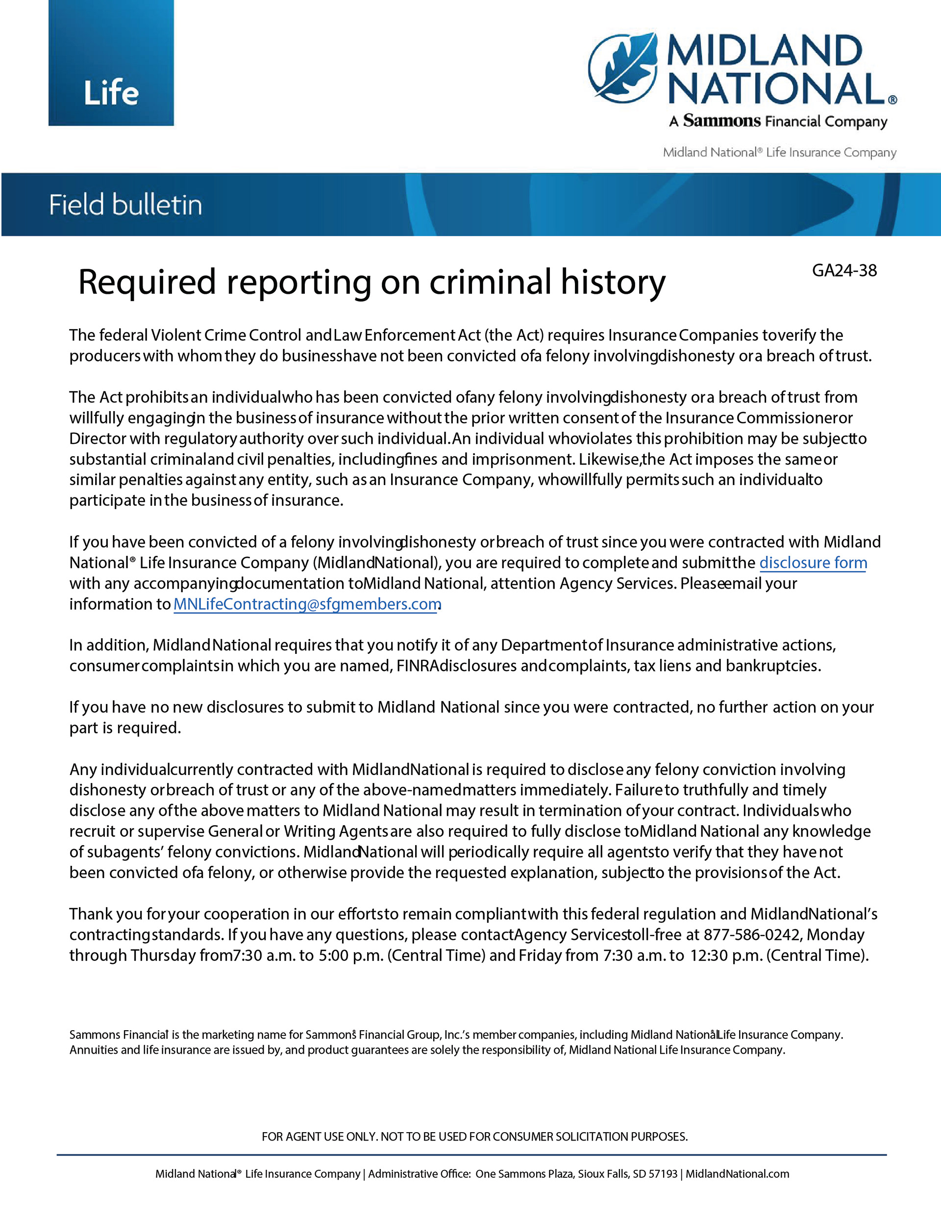 Field Bulletin Design