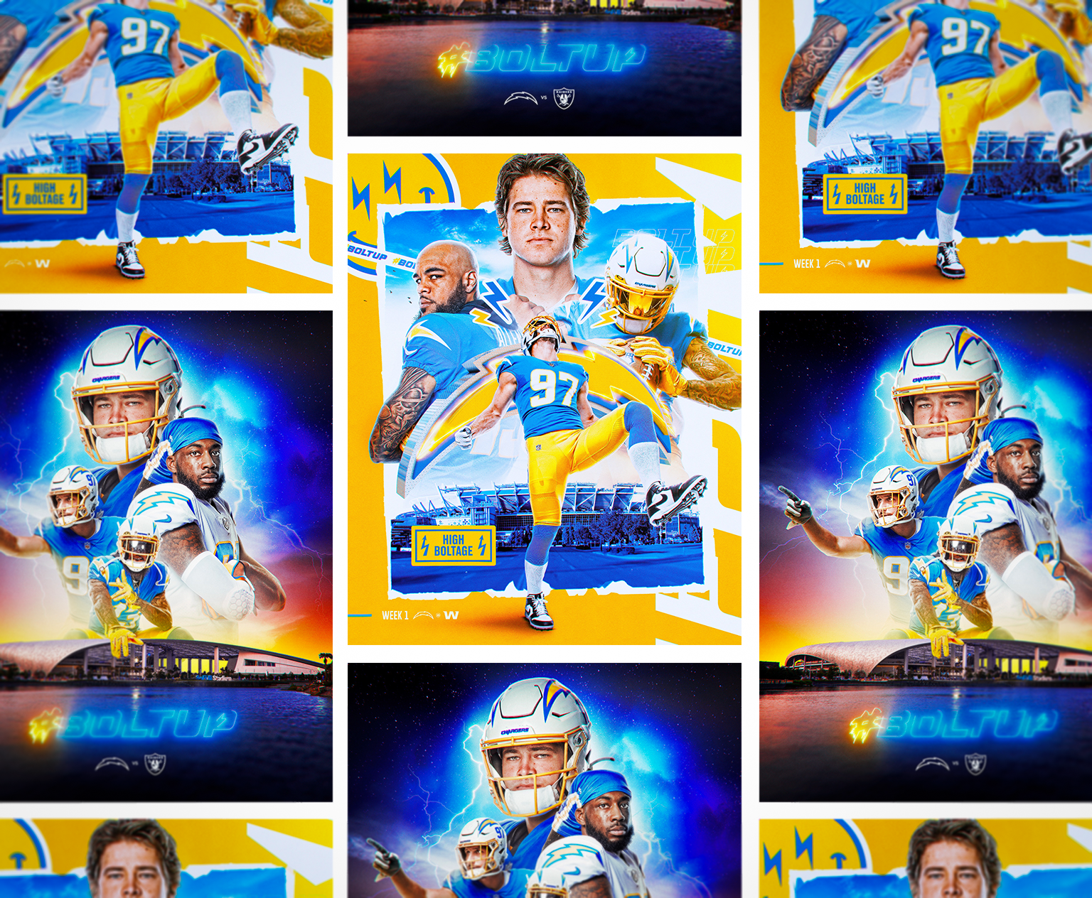 designwithdan - Chargers Gameday Poster Series