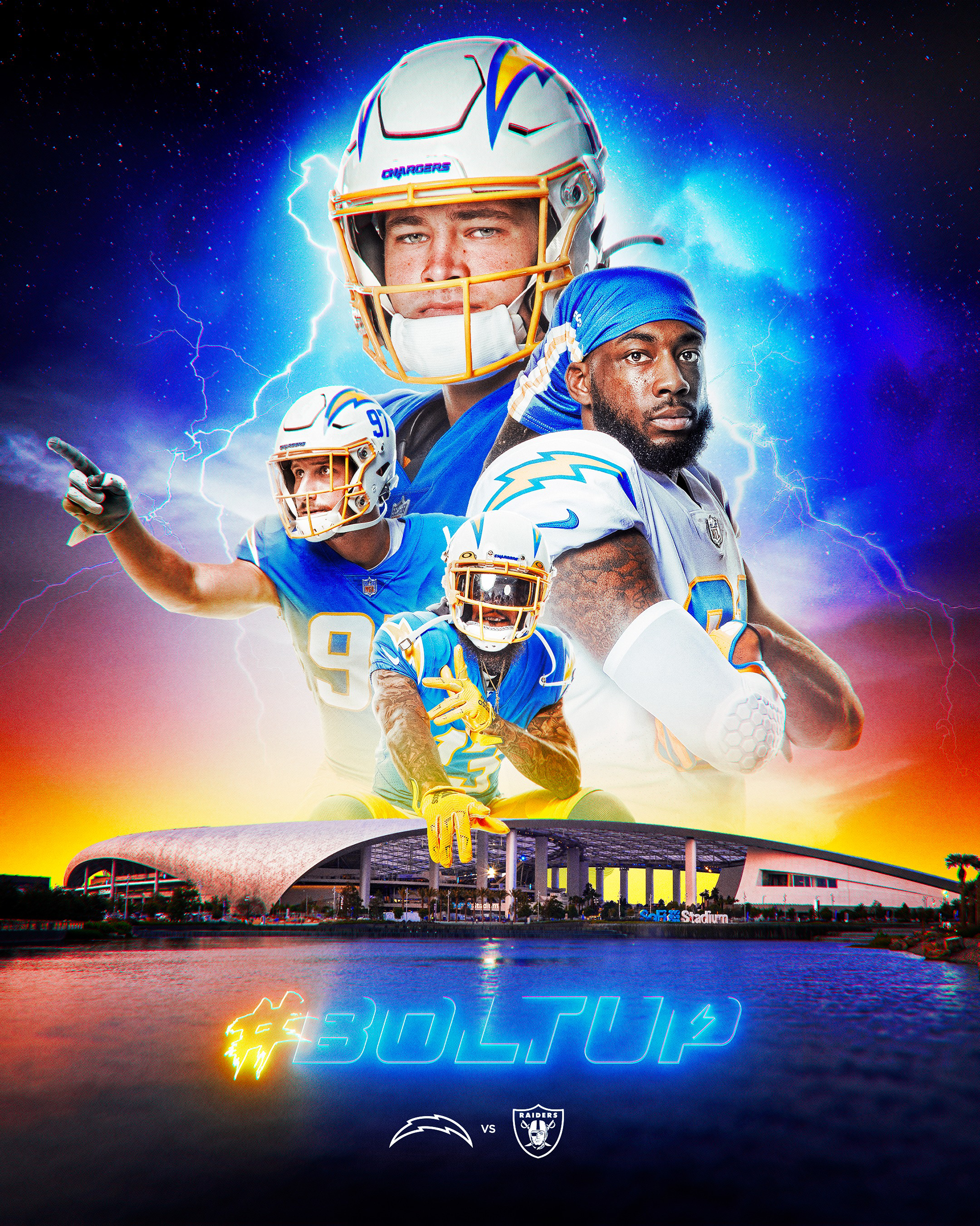 designwithdan - Chargers Gameday Poster Series