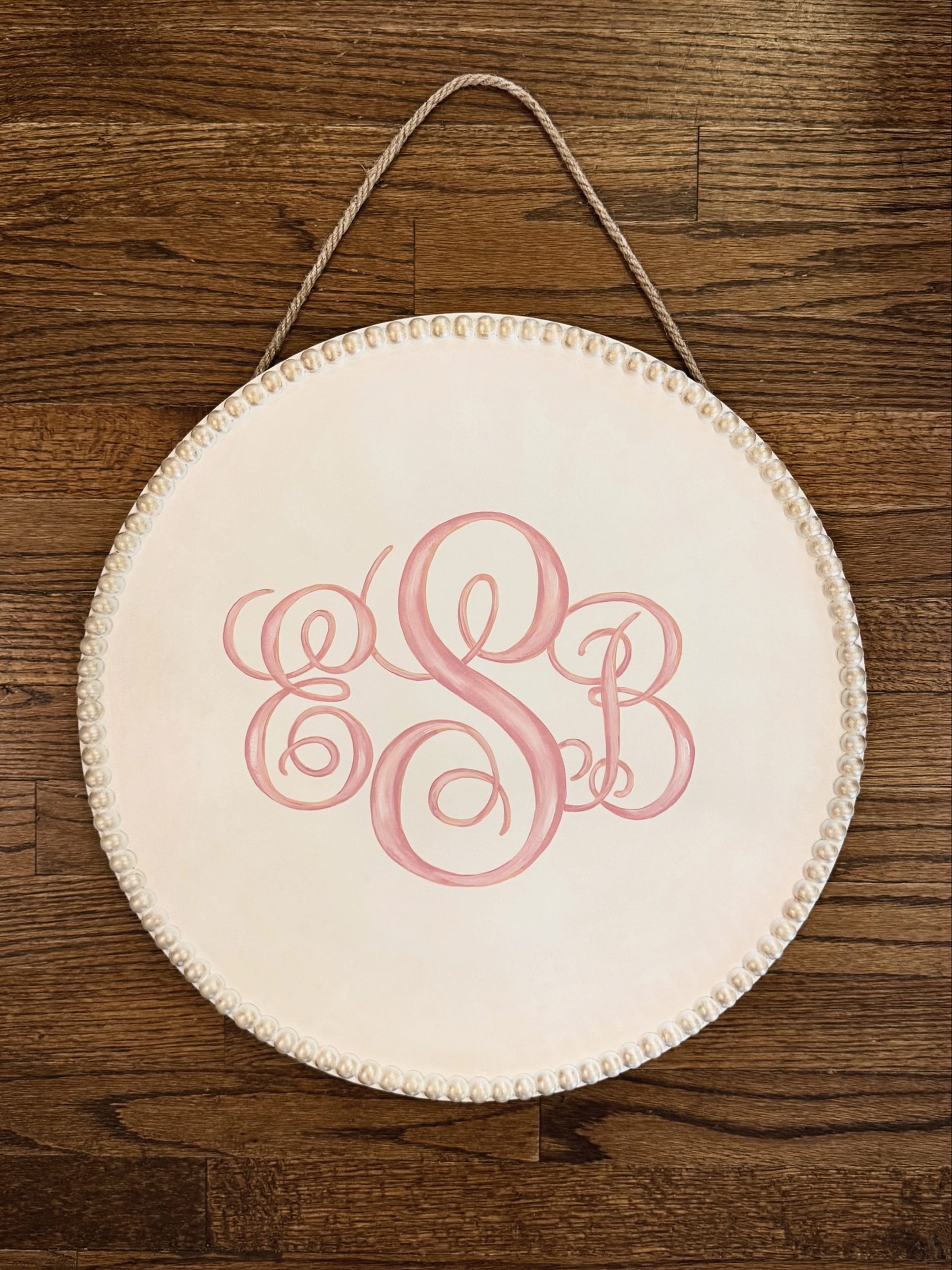 Monogram Dorm Sign