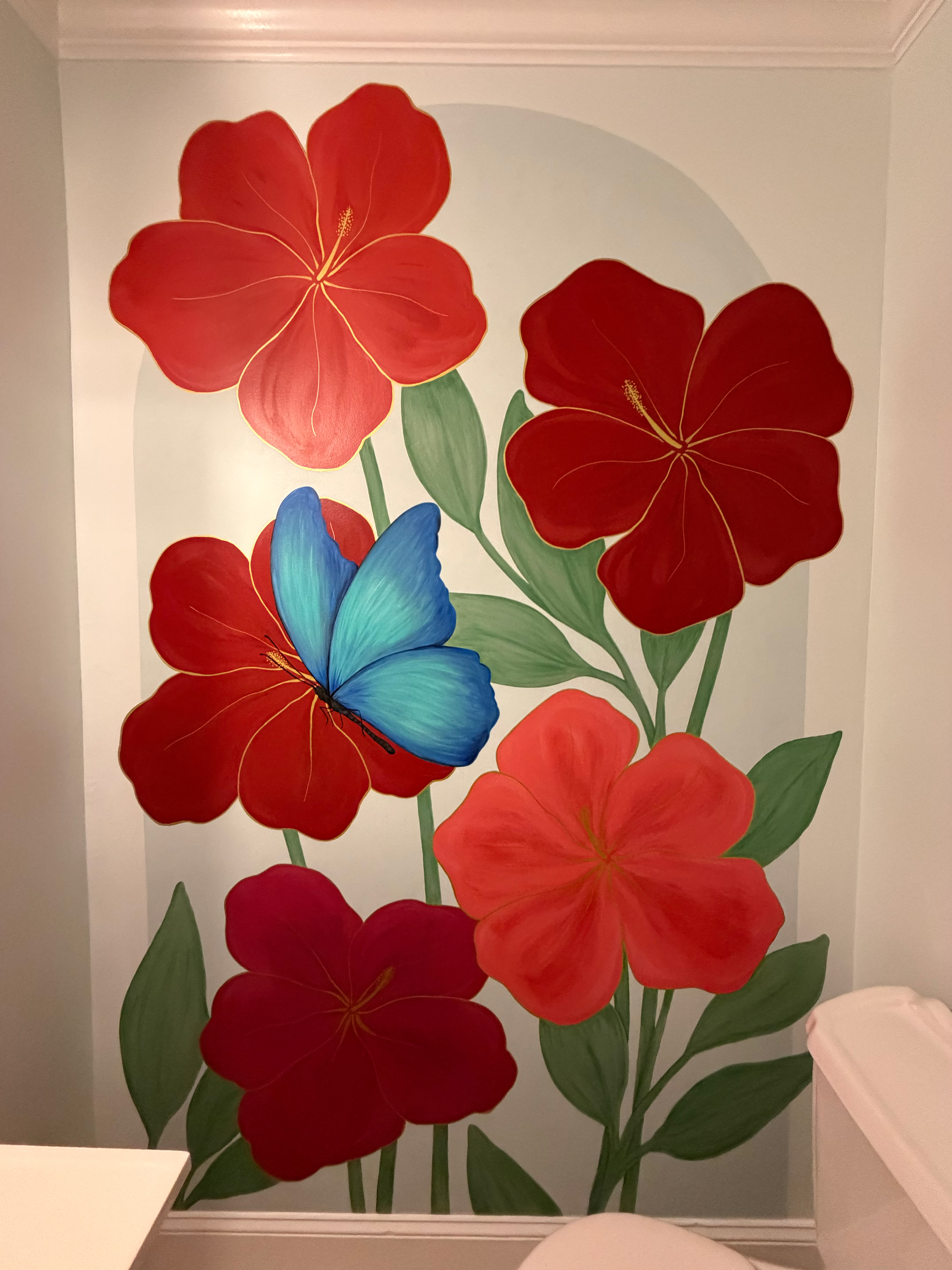 Butterfly Garden Mural