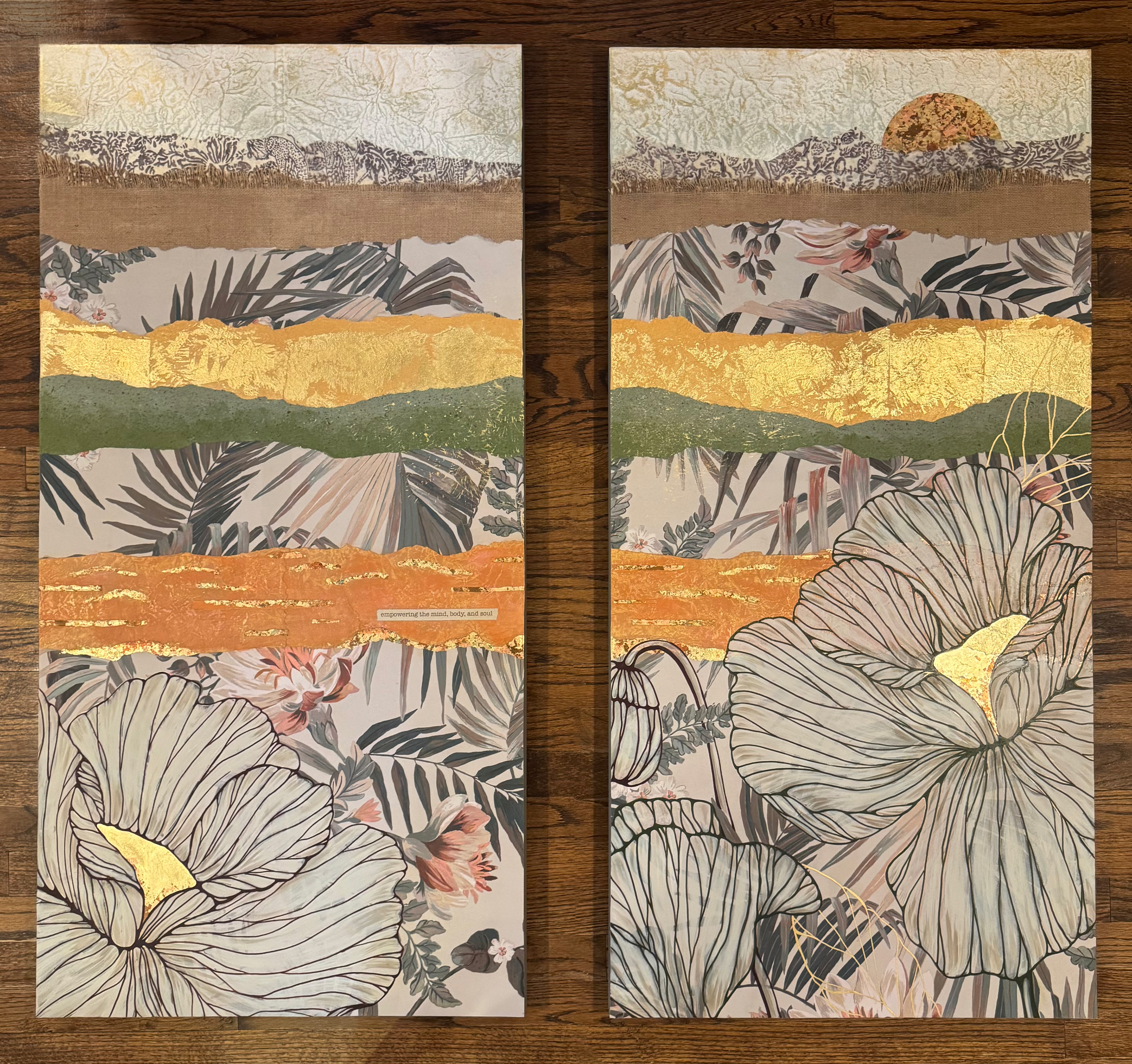 Canvases for Alchemy Spa & Wellness waiting area