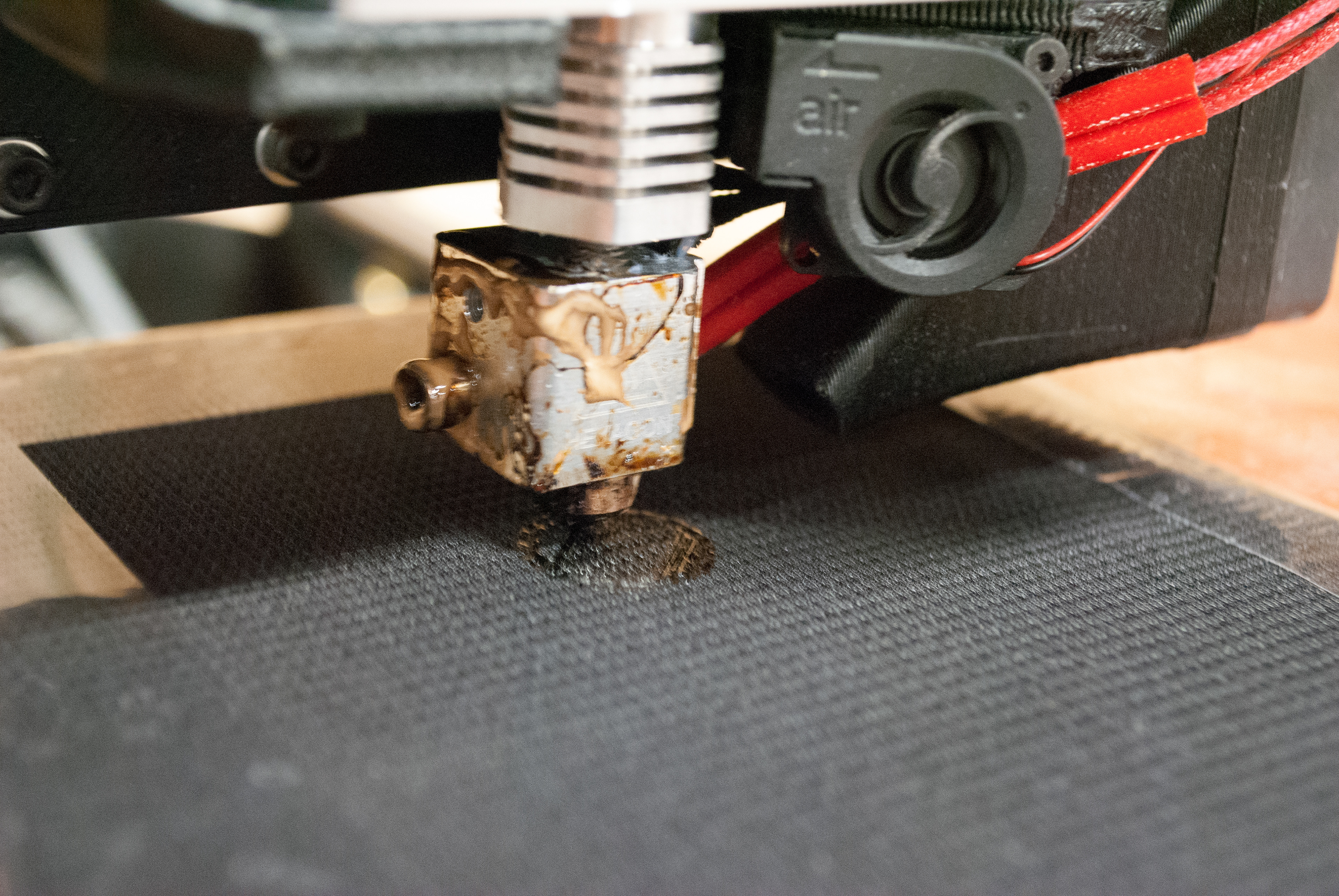 Fittings were printed directly on mesh fabric.