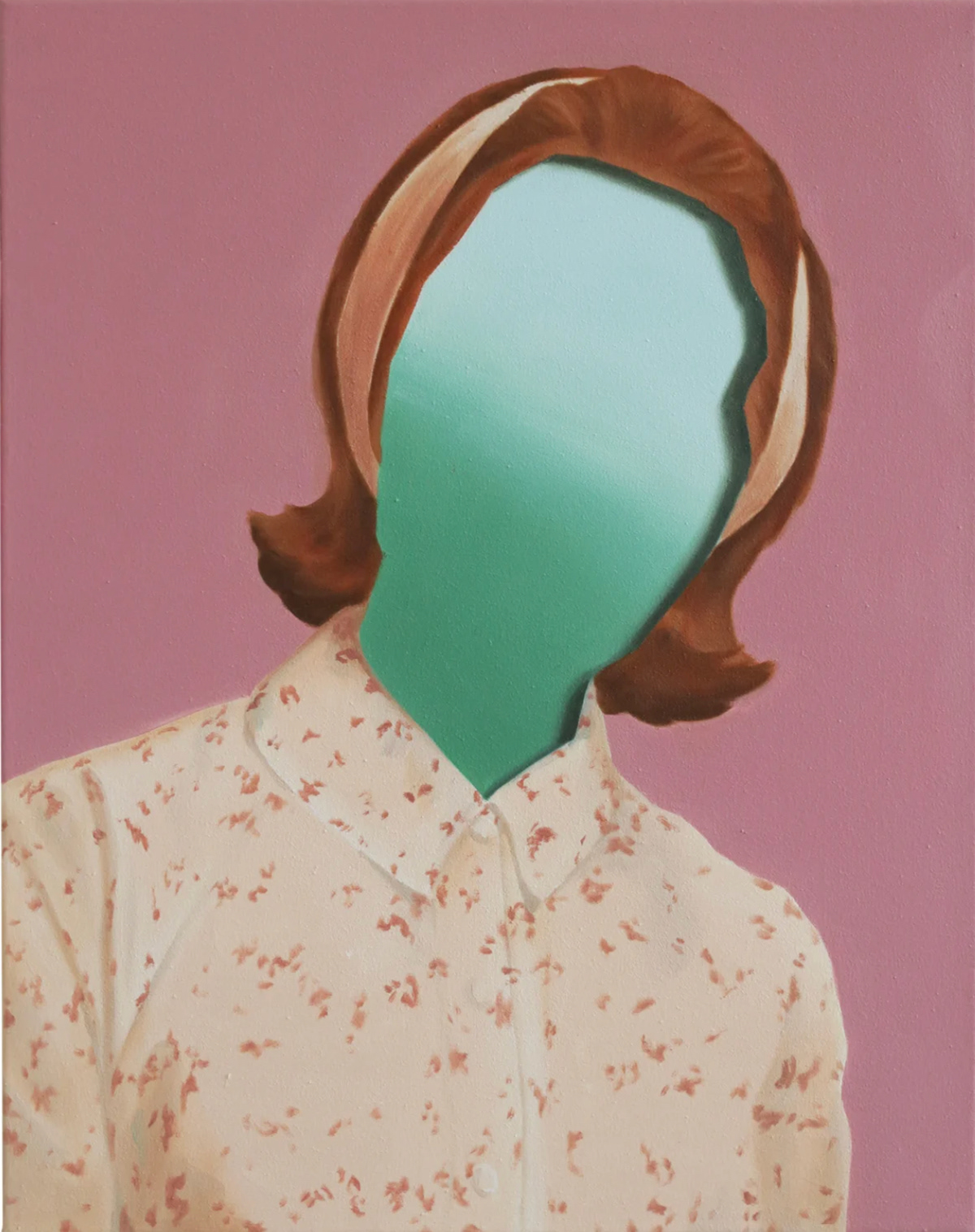 HUMAN III, 2022 Oil on canvas 50 x 40 cm / 19.75 x 15.75 in