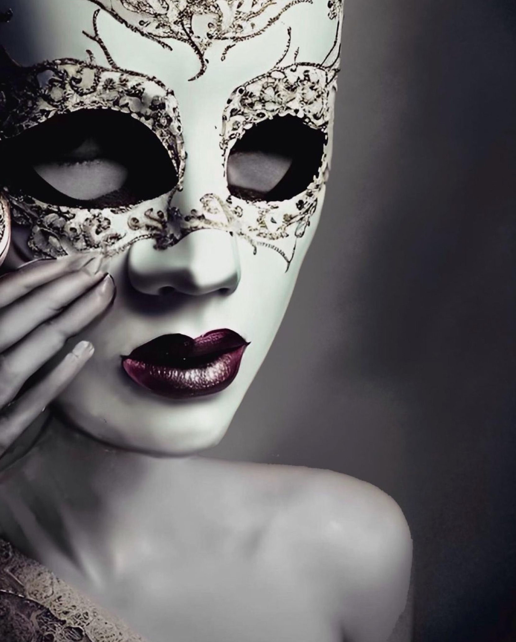 Behind the mask, another mask