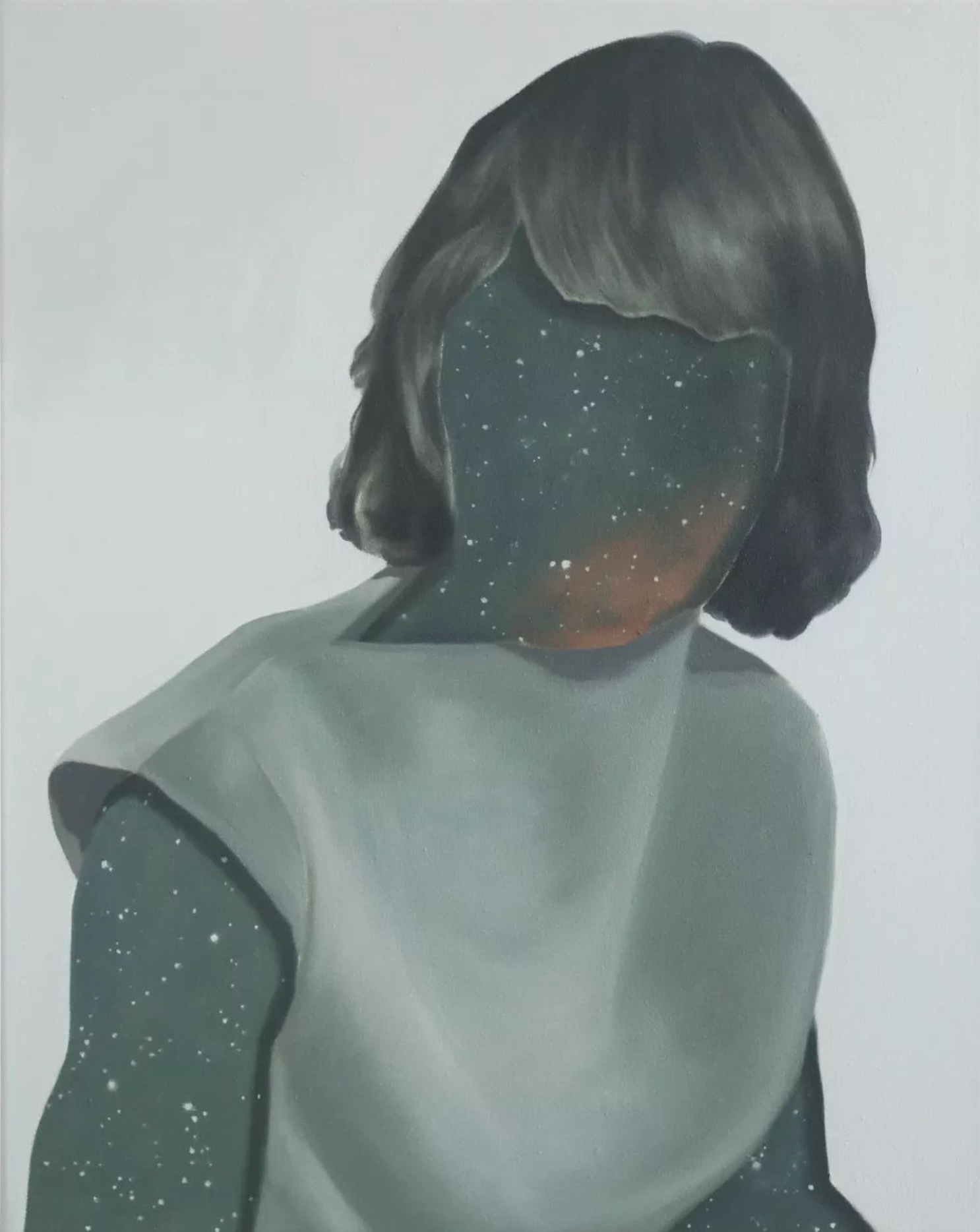 Human 50 cm x 40 cm oil on canvas 2022