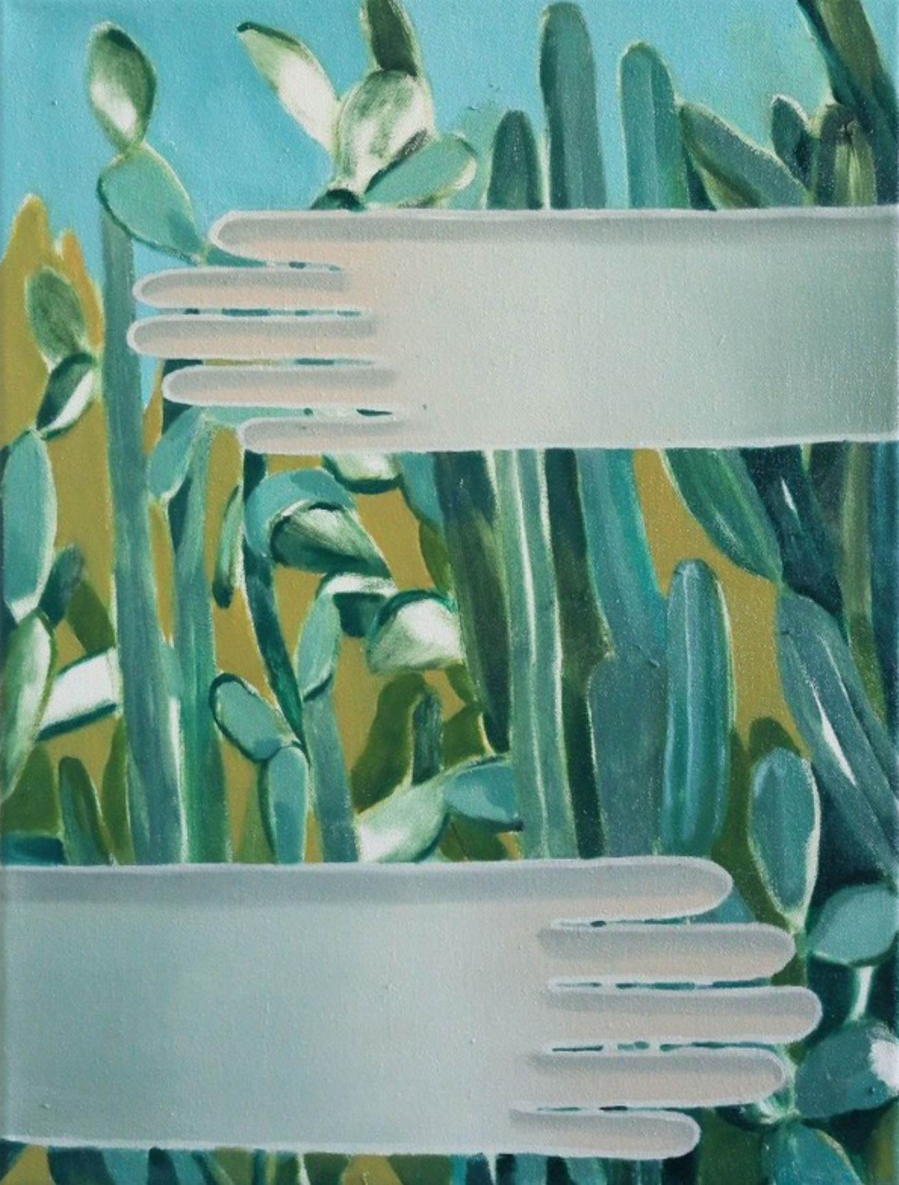 I wanna touch it 40 cm x 30 cm oil on canvas 2021