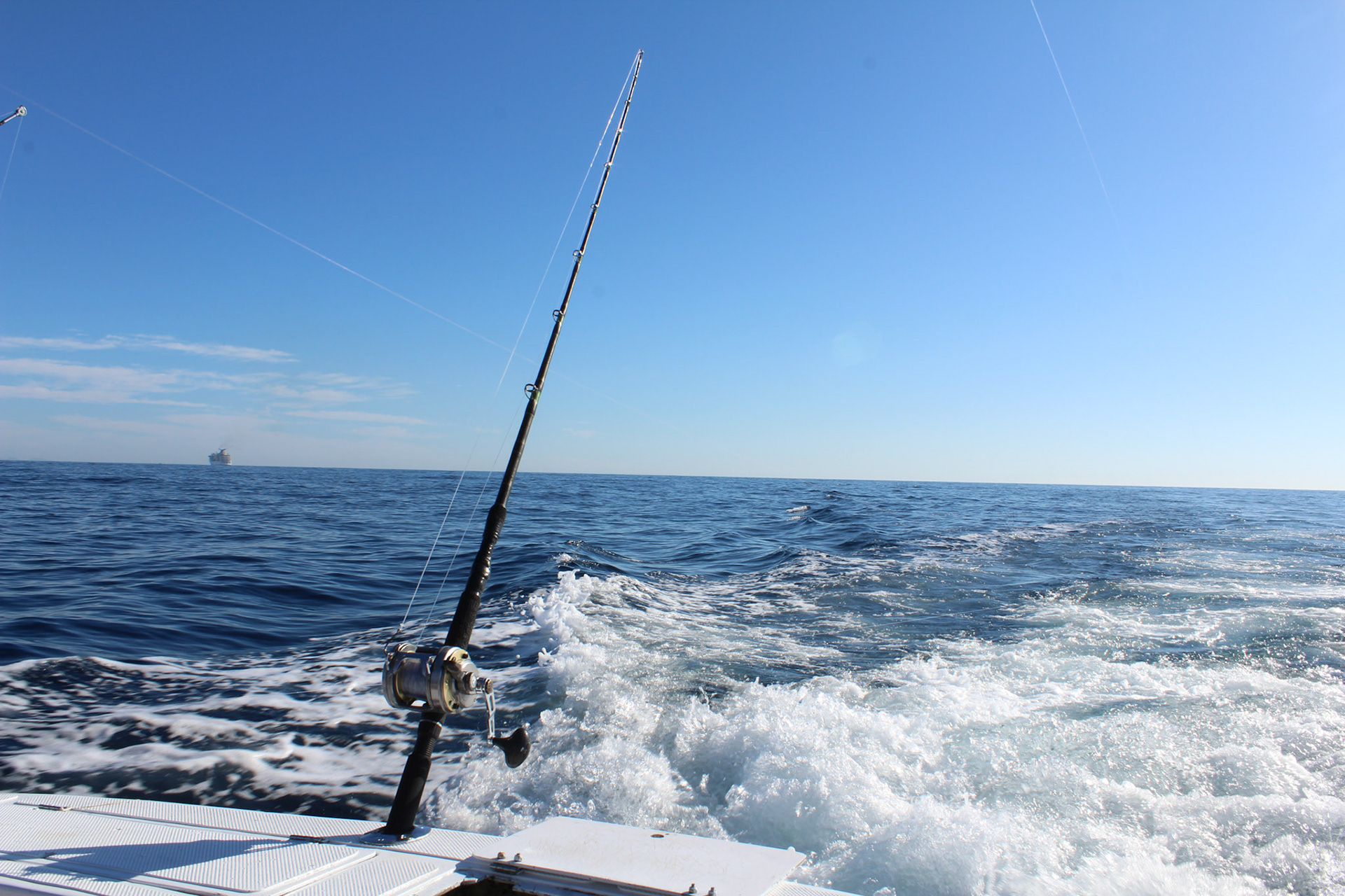 Caña de pesca, mar de cortes, BCS