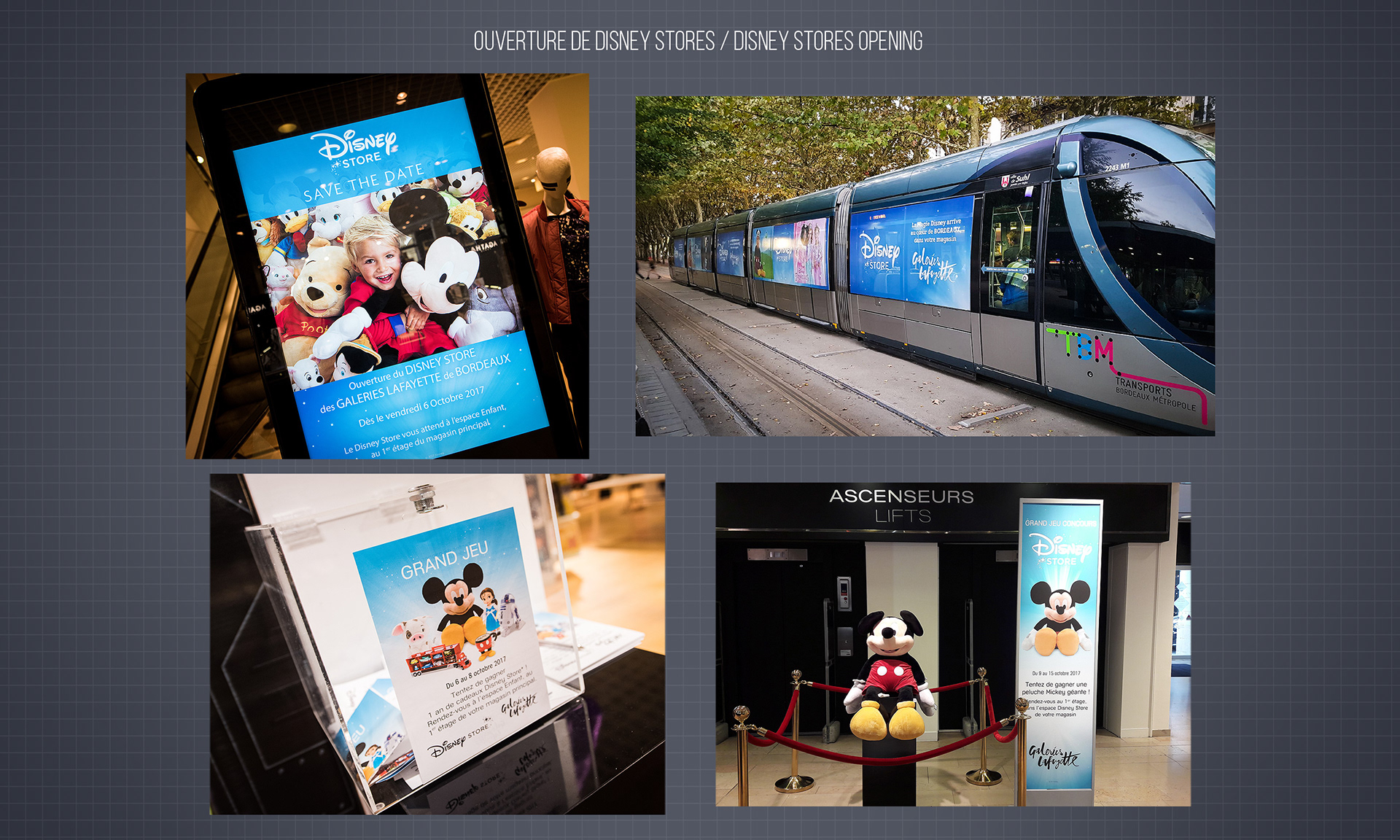 Ouverture de Disney Stores / Disney Stores opening