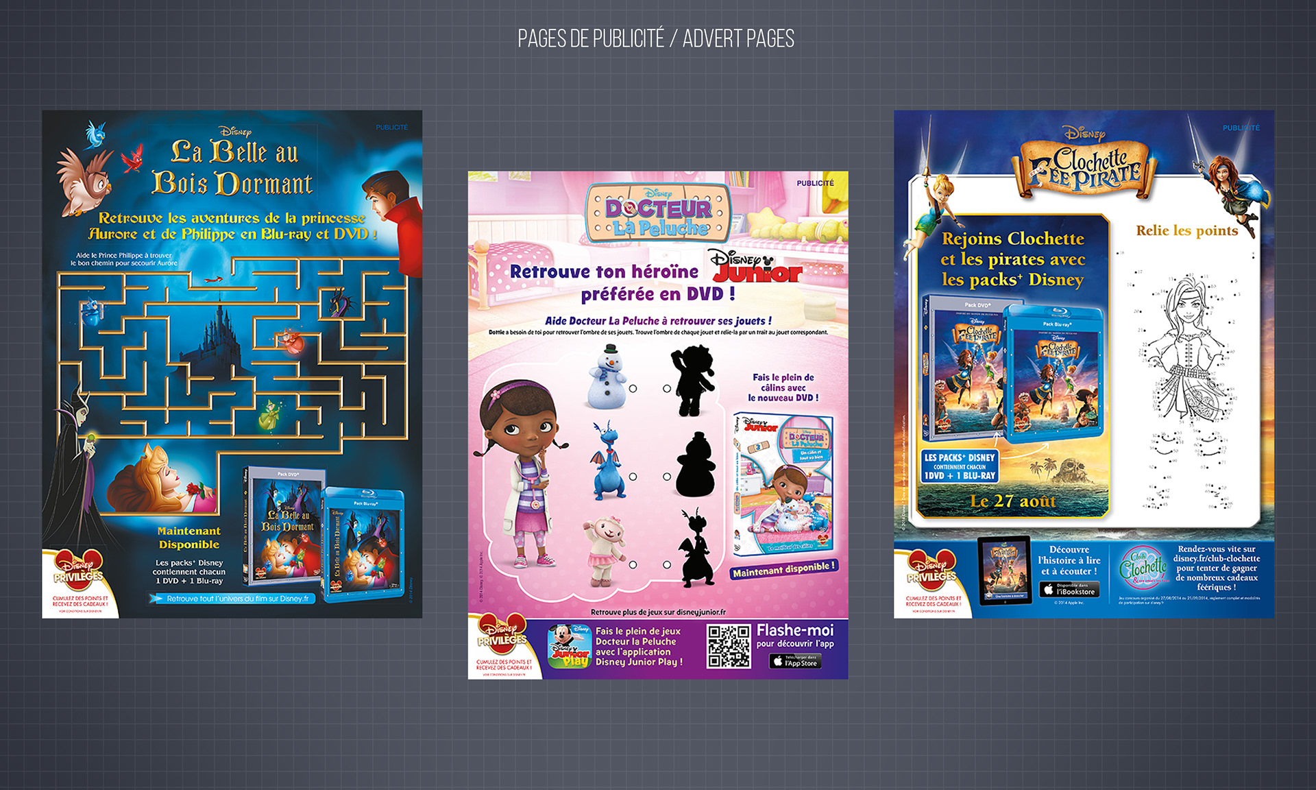 Pages de publicité / Advert pages