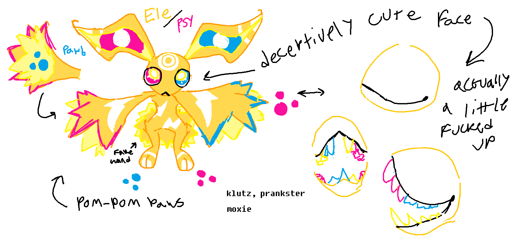 Unnamed Pom Pom Fakemon