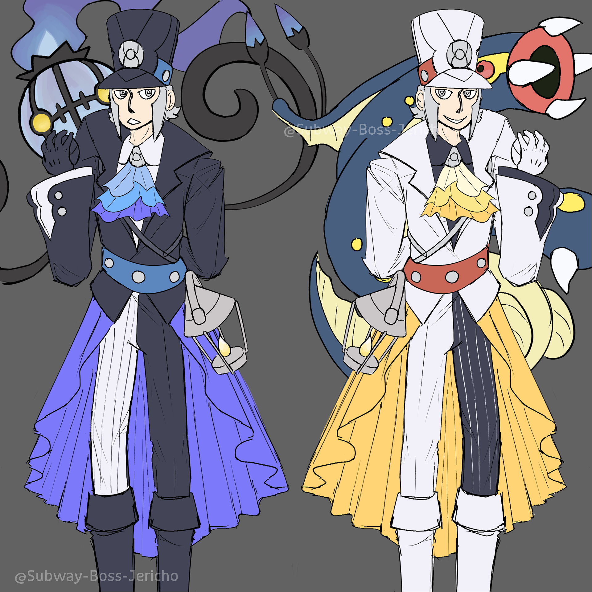 Fanart - Ingo and Emmet, Pokemon Black & White
