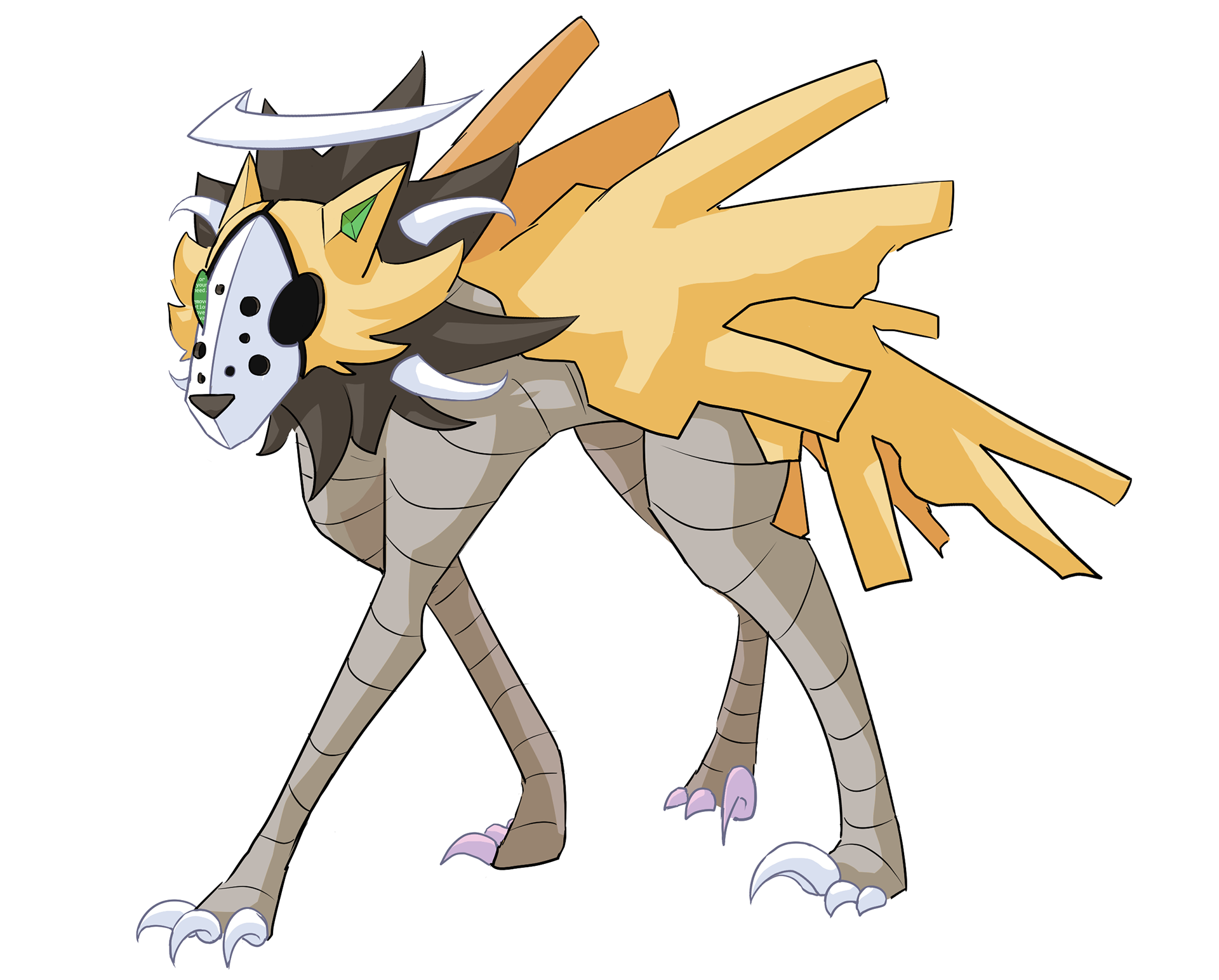Bullet - Lycanroc/Shedinja Fusion