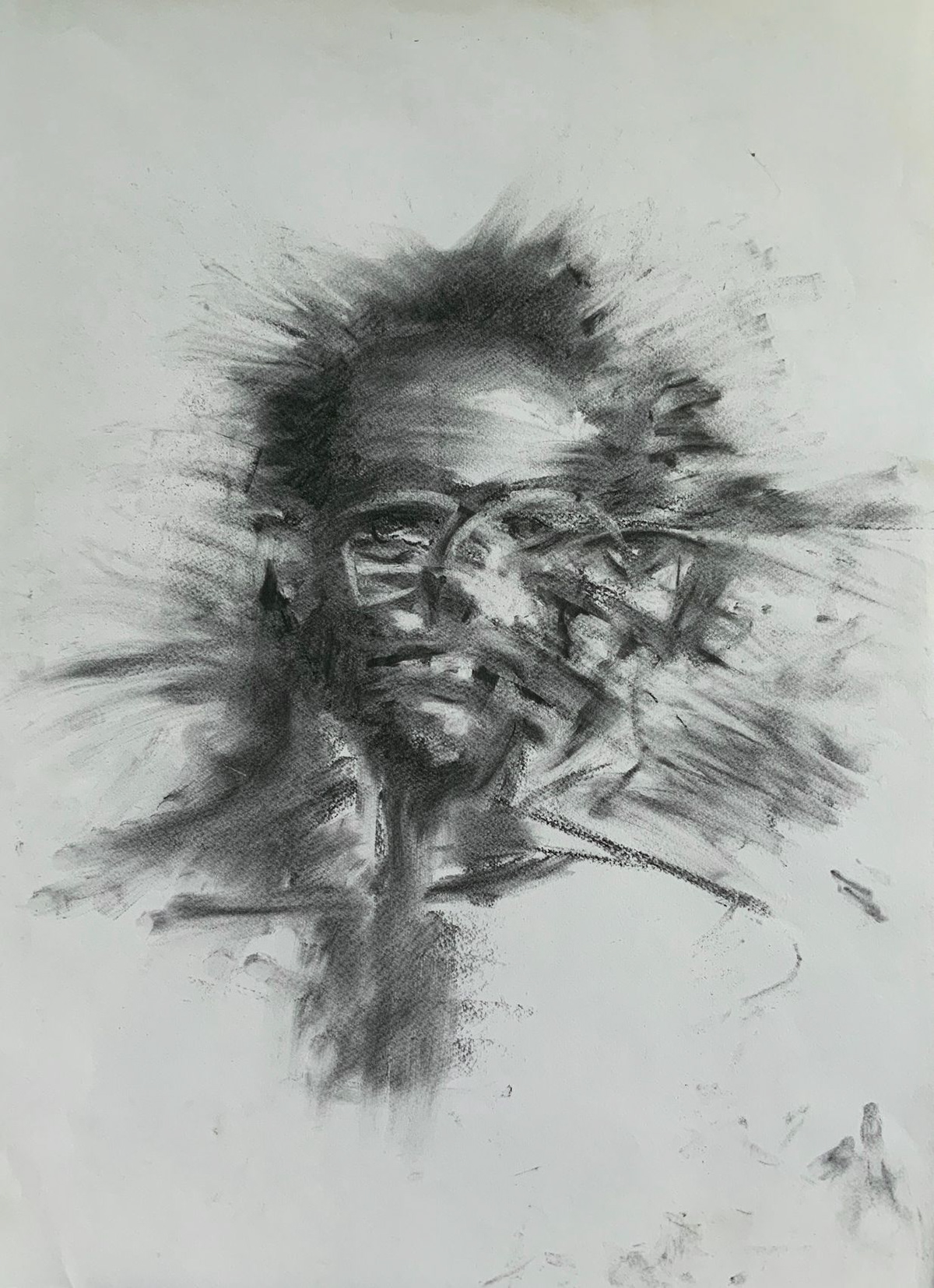 charcoal 35x50