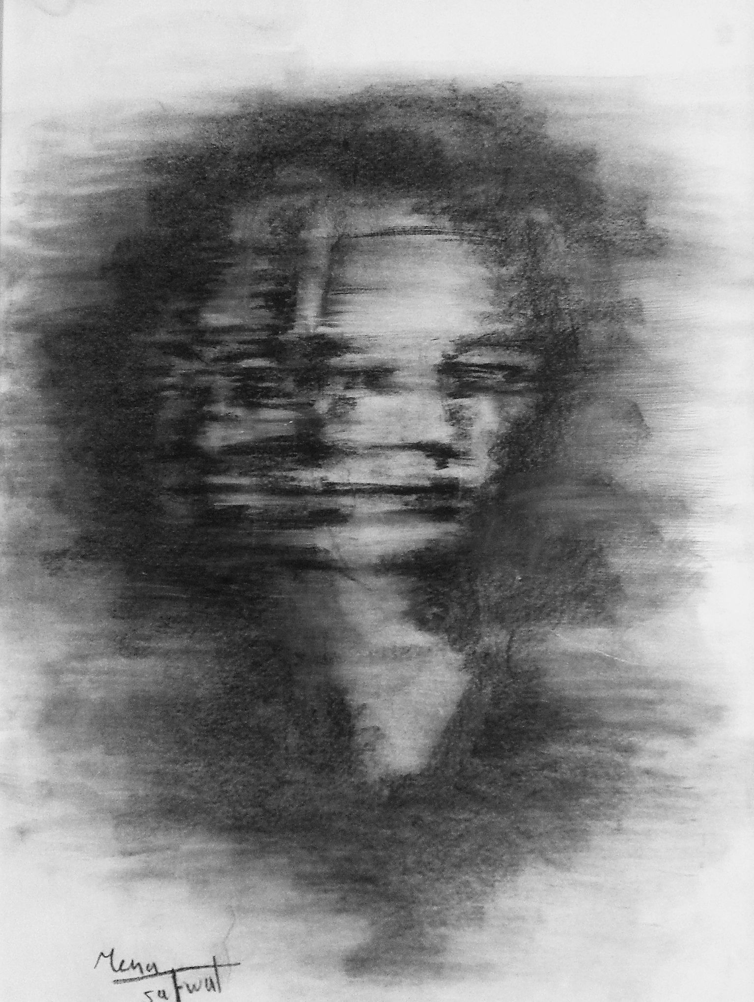 charcoal 35x50