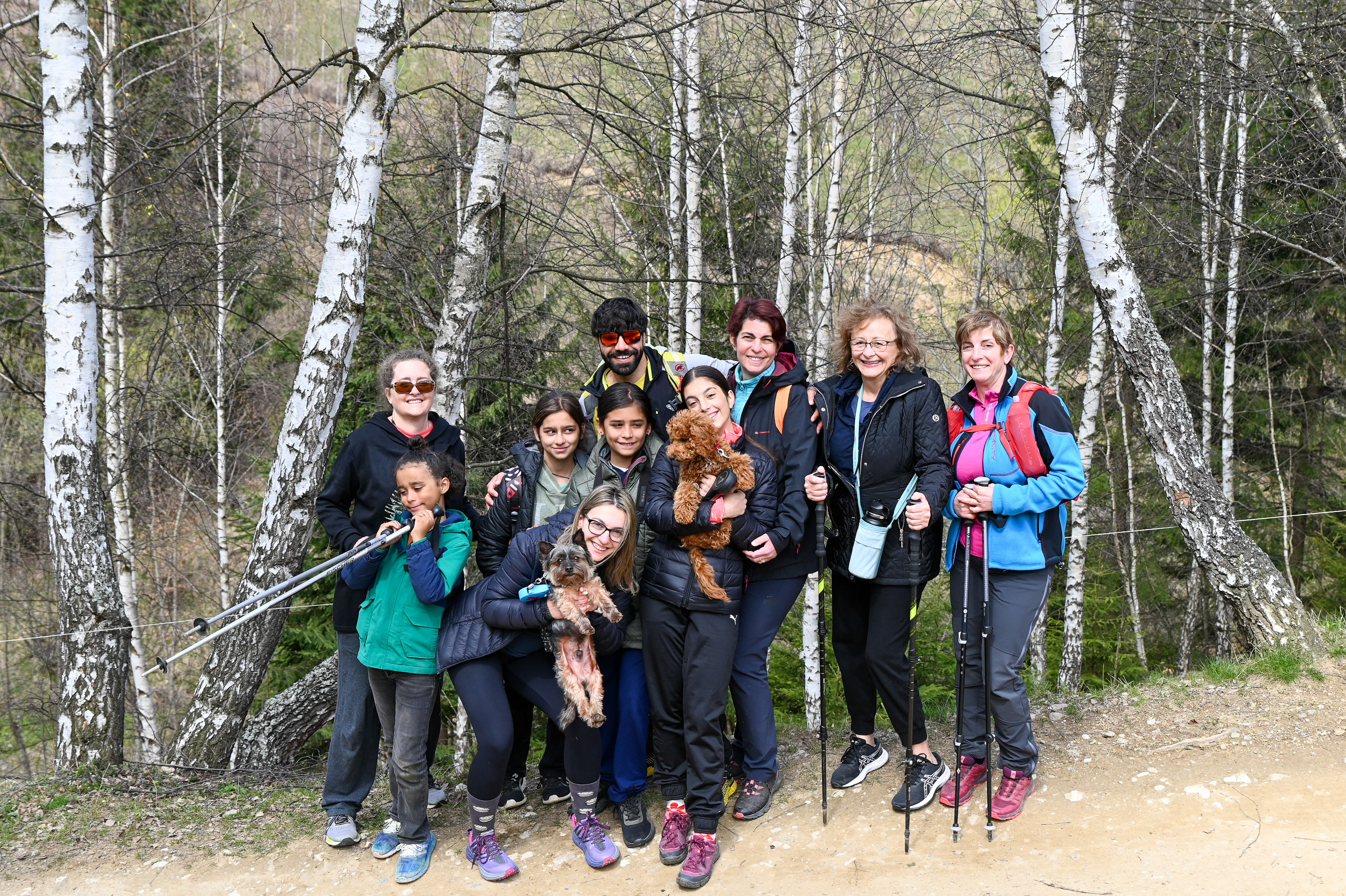 group hike
