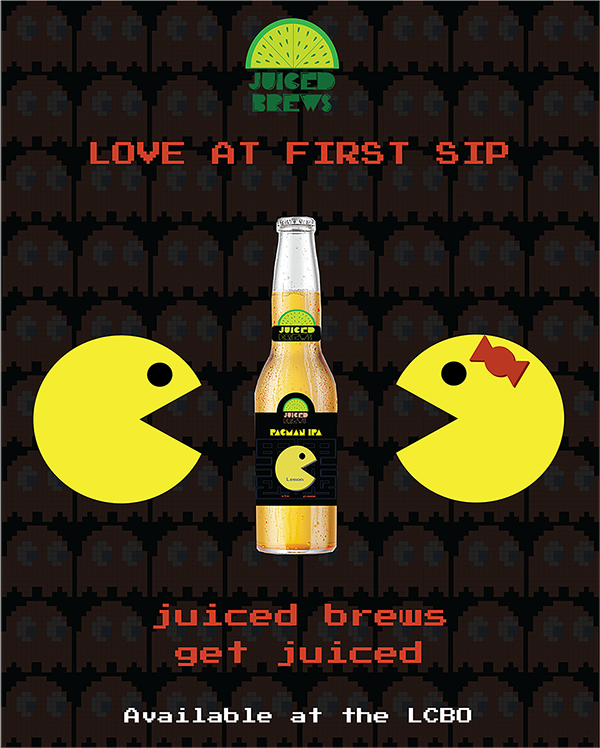 Juiced Brews advertising poster