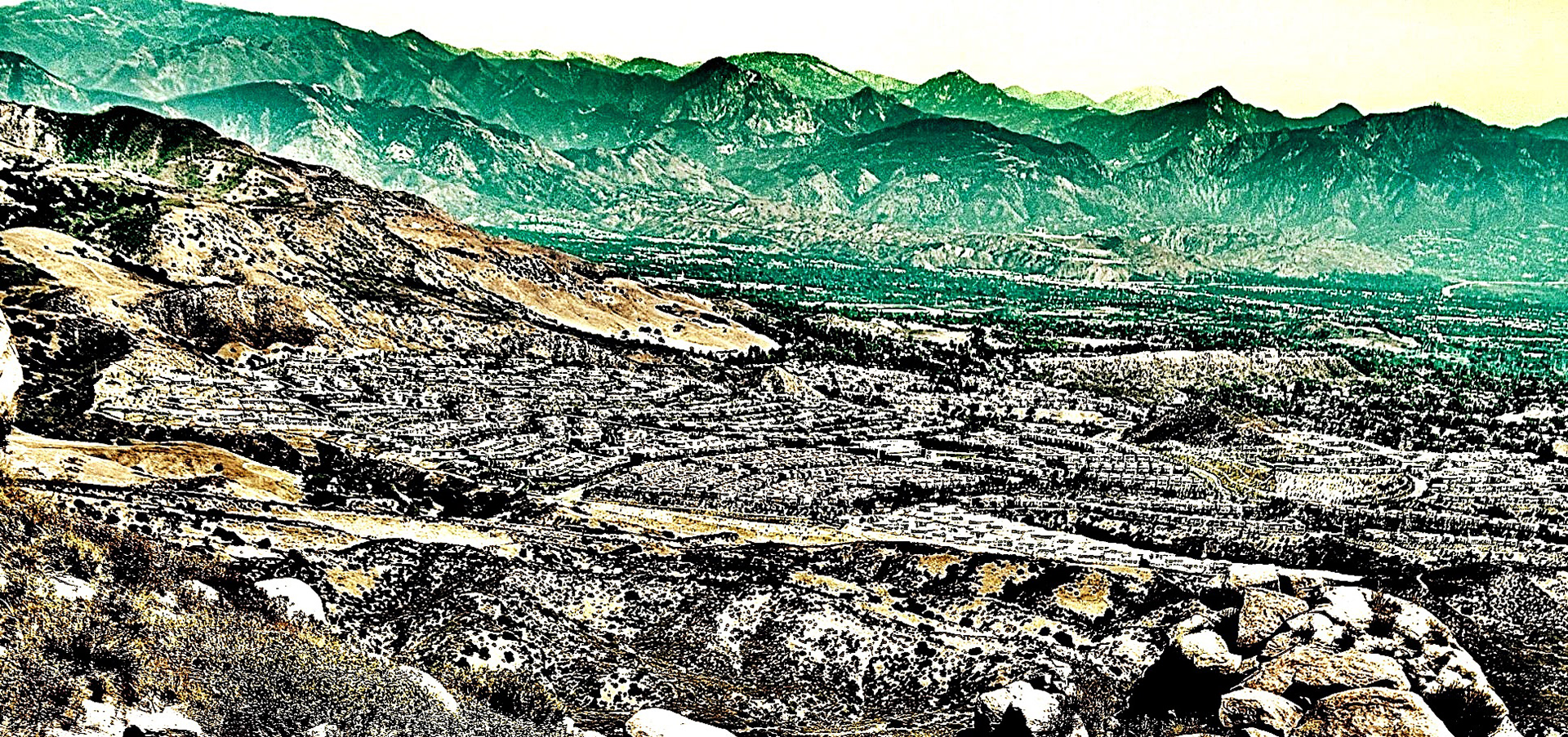 'View of Chatsworth from Rocky Peak (iii)'