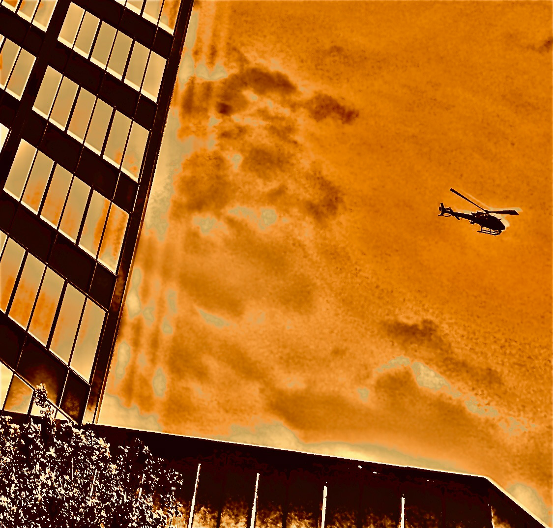 Chopper Over Westwood (orange)