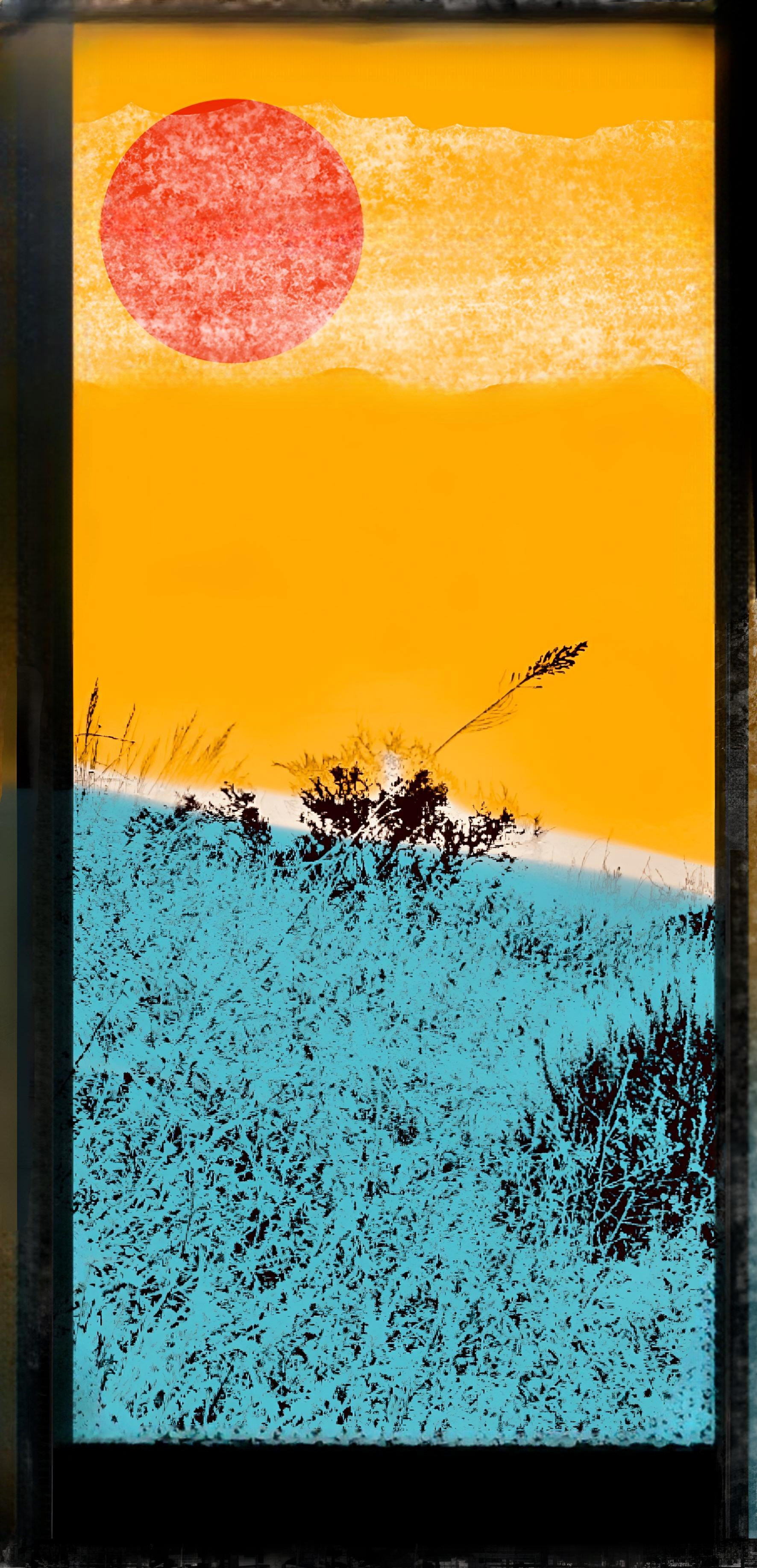 'Needlegrass, at a Distance (embellished)'