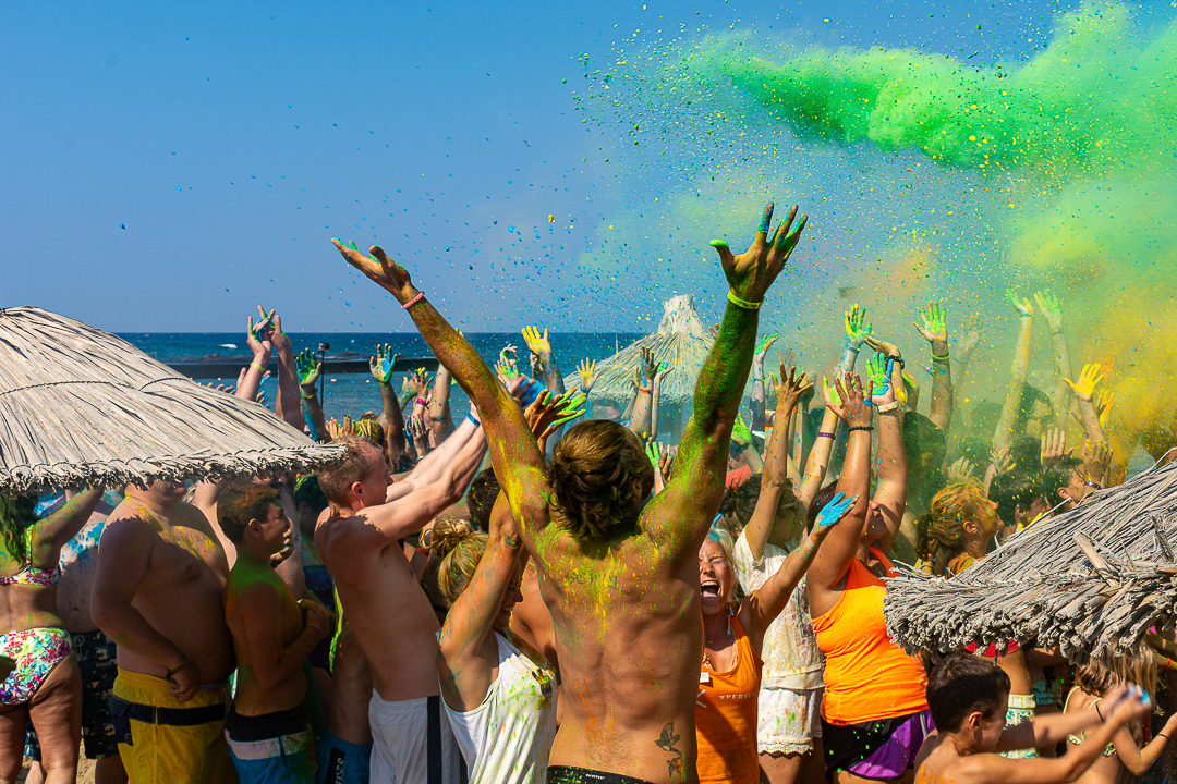 Color Party en Crête
