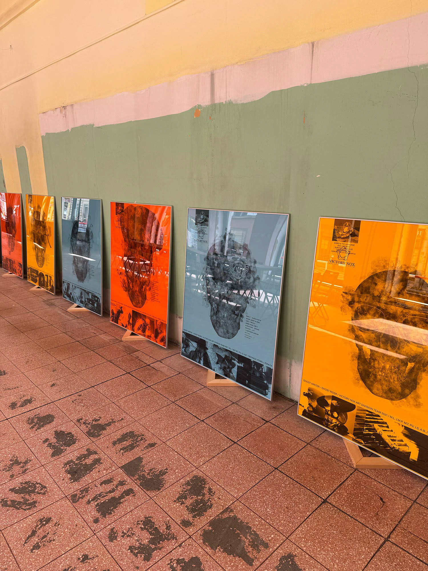 Ghost Writer / Instalace v dočasném prostoru HK800 / Hradec Králové 2025