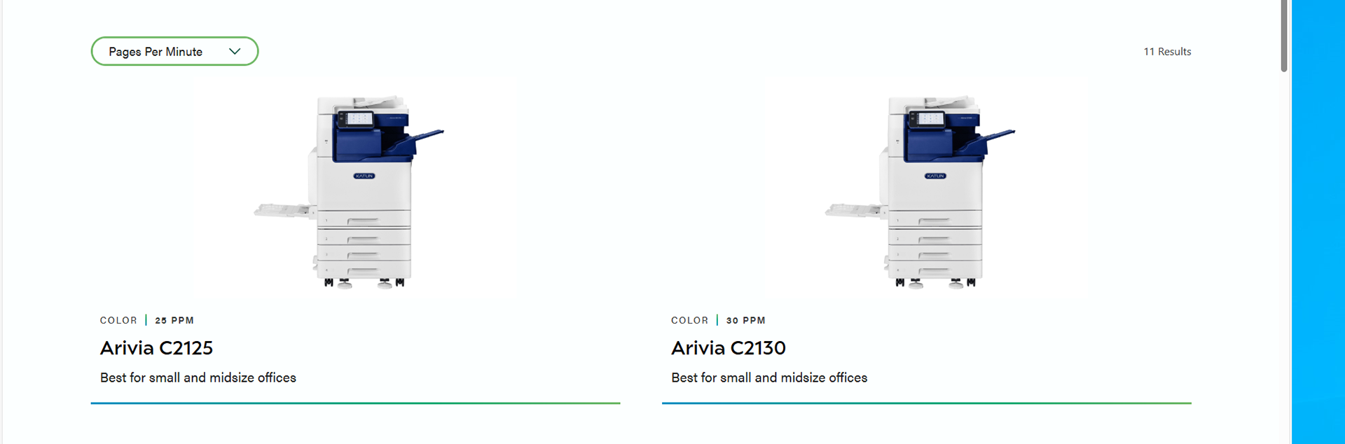 Arivia C2125 & C2130 Models