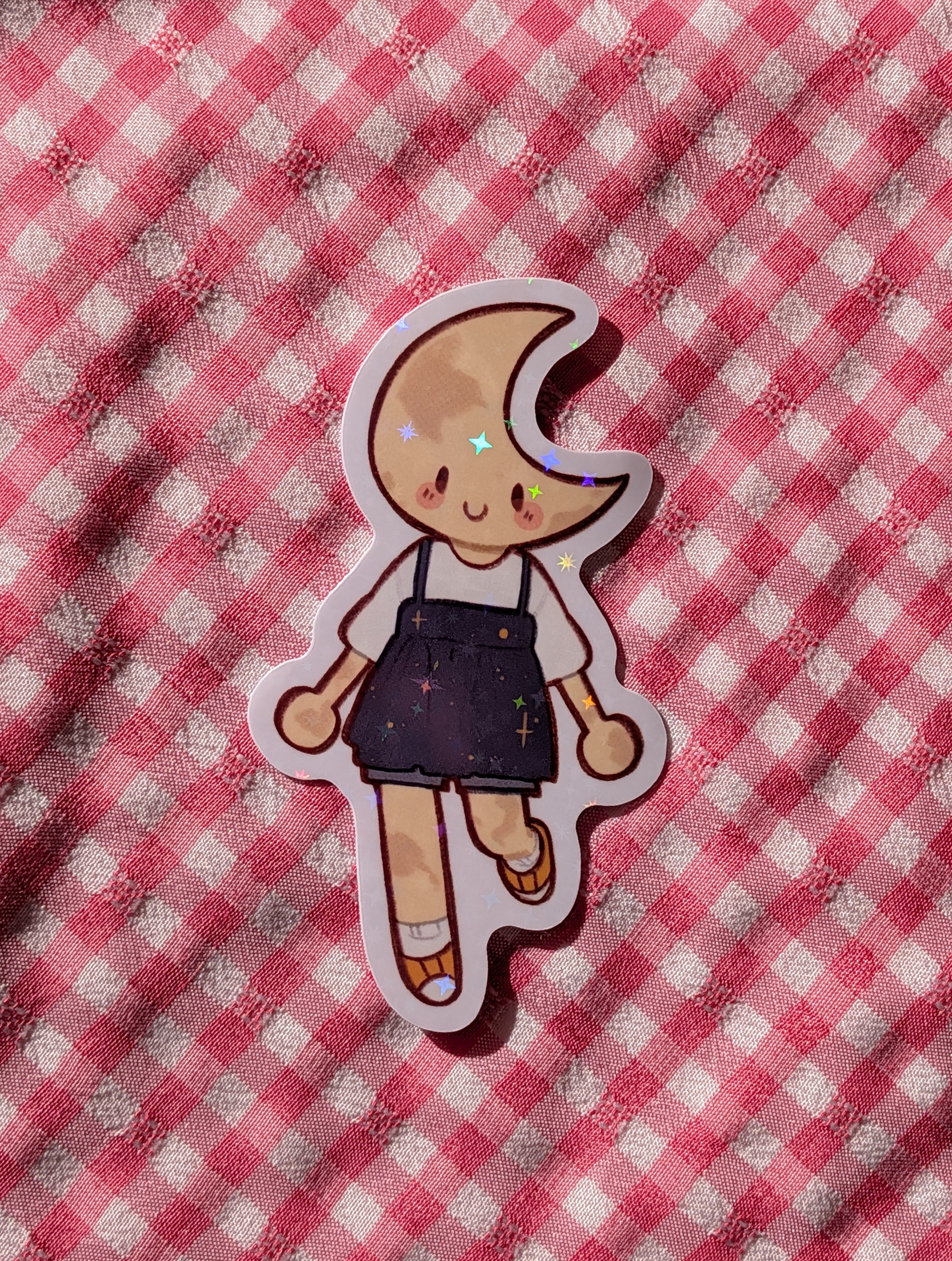Moon Girl Holographic Sticker