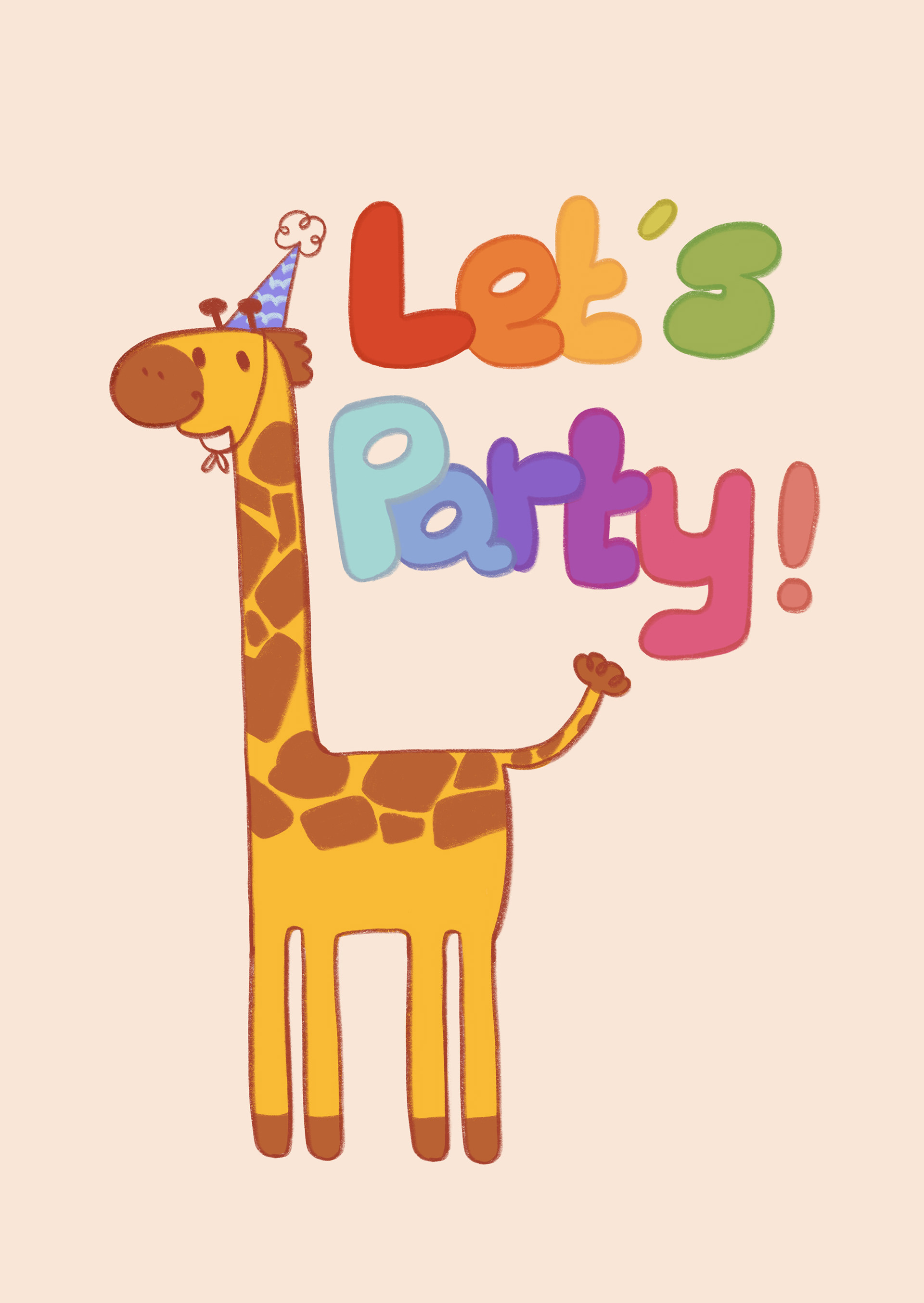 Let's Party Birthday Card