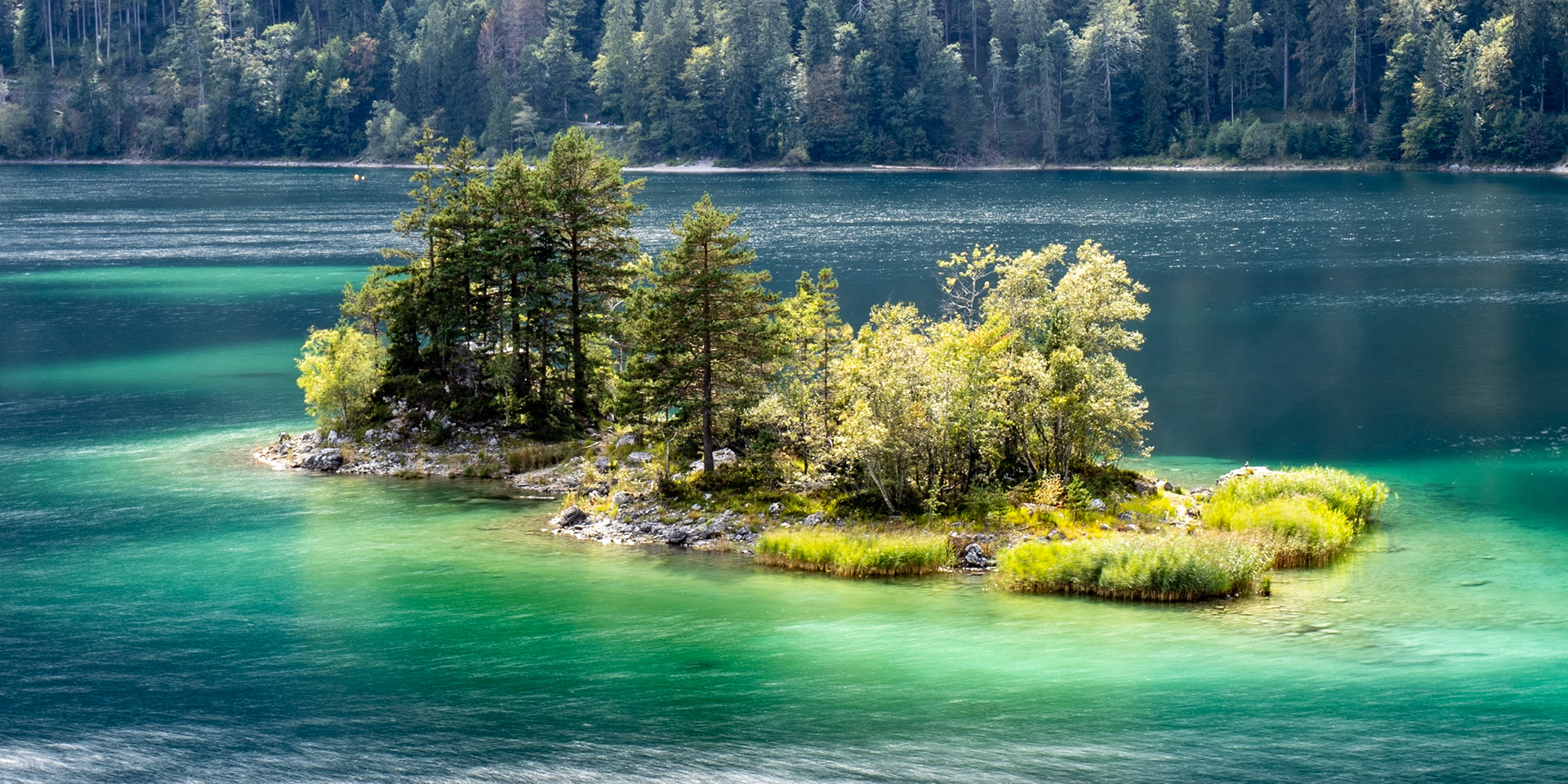 Insel im Eibsee