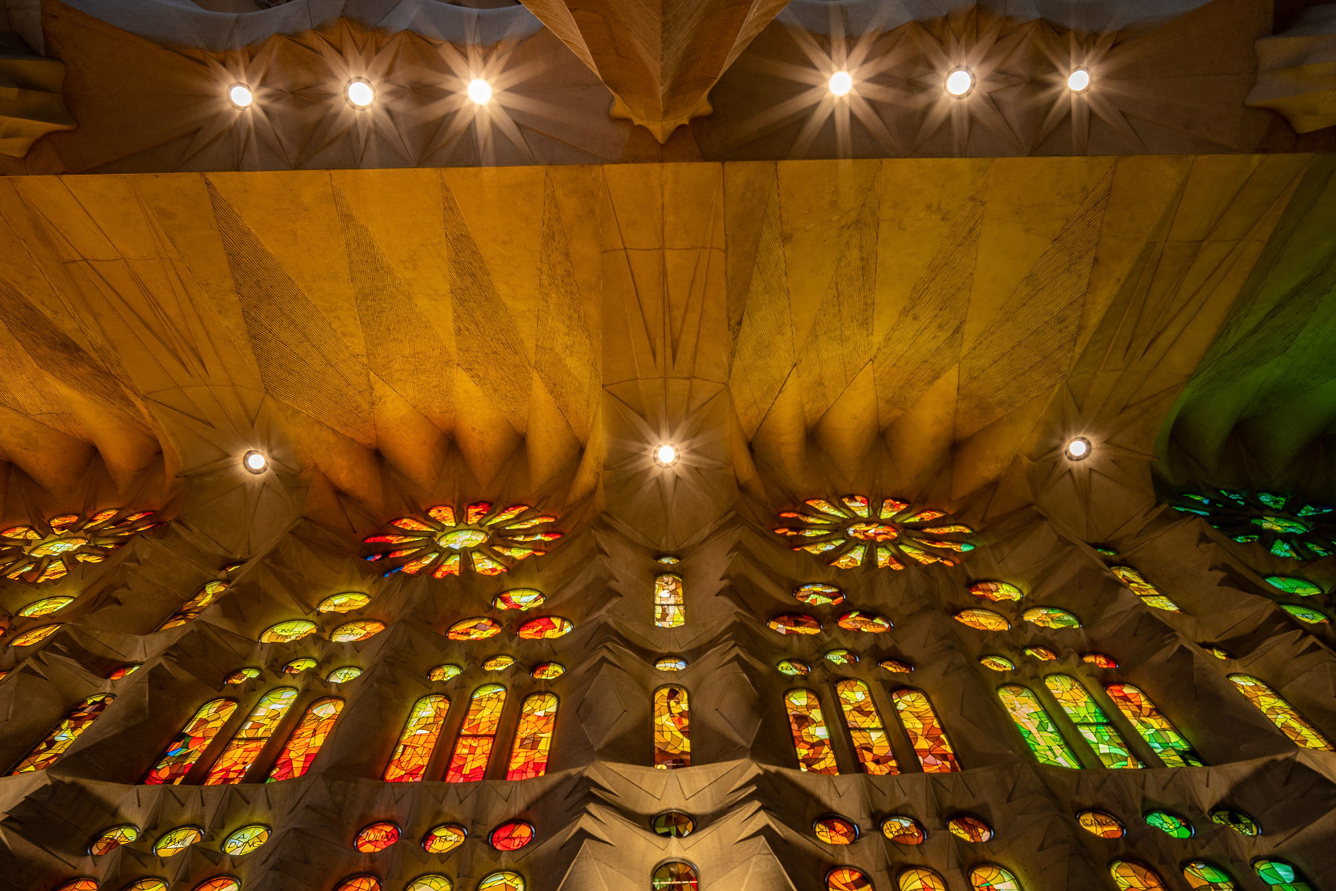 Fenster in der Sagrada Familia