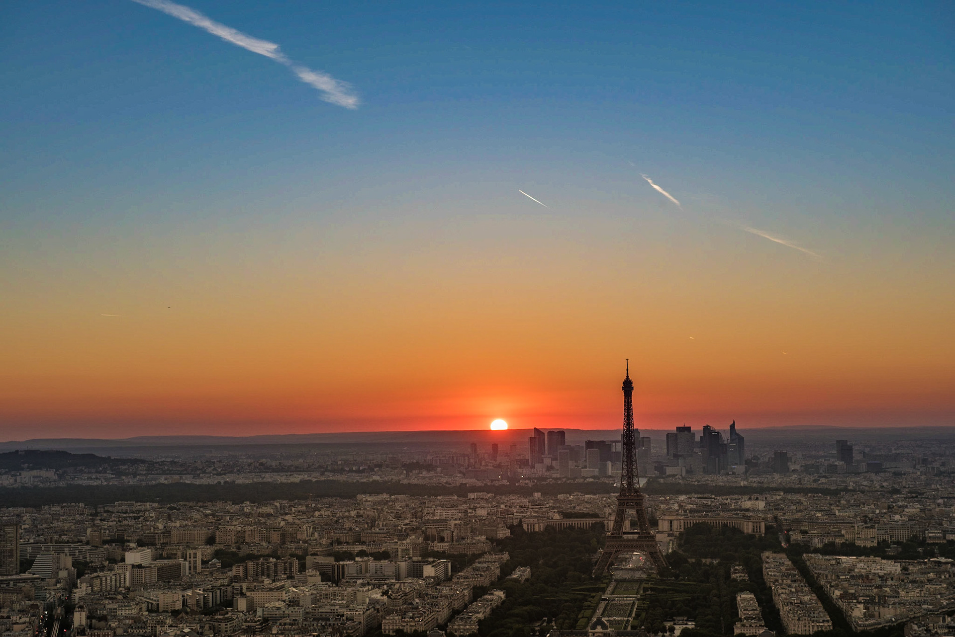 Sonnenuntergang am Eiffelturm
