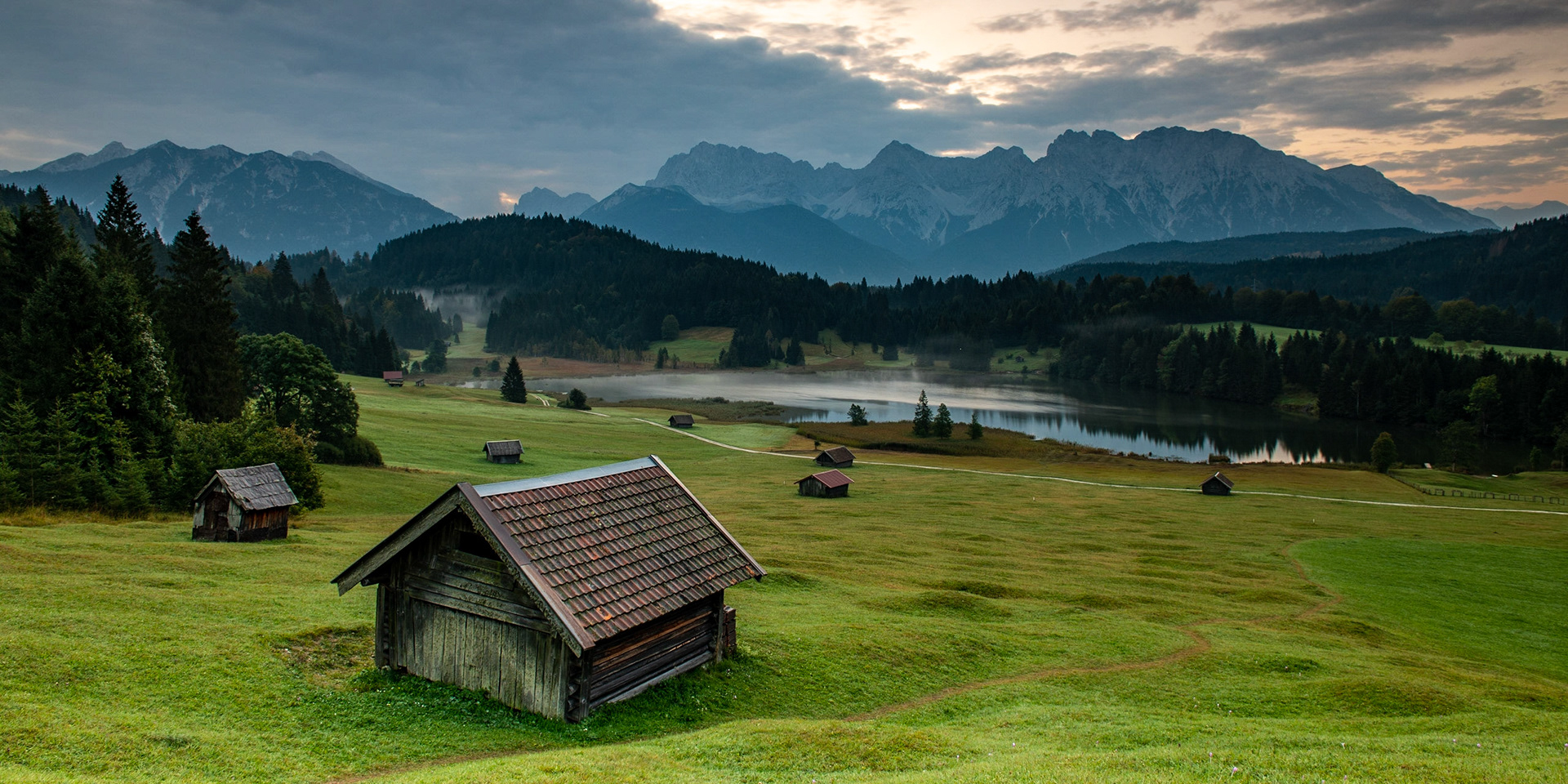 Sonnenaufgang am Geroldsee