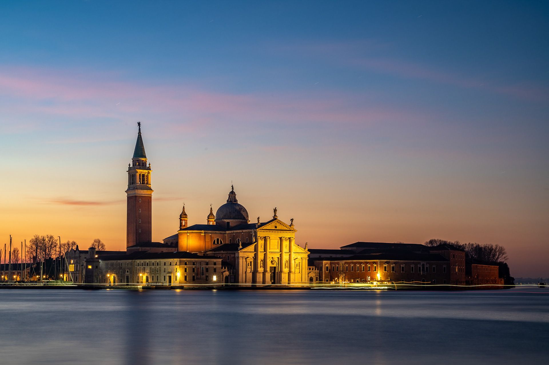 San Giorgio im Sonnenaufgang