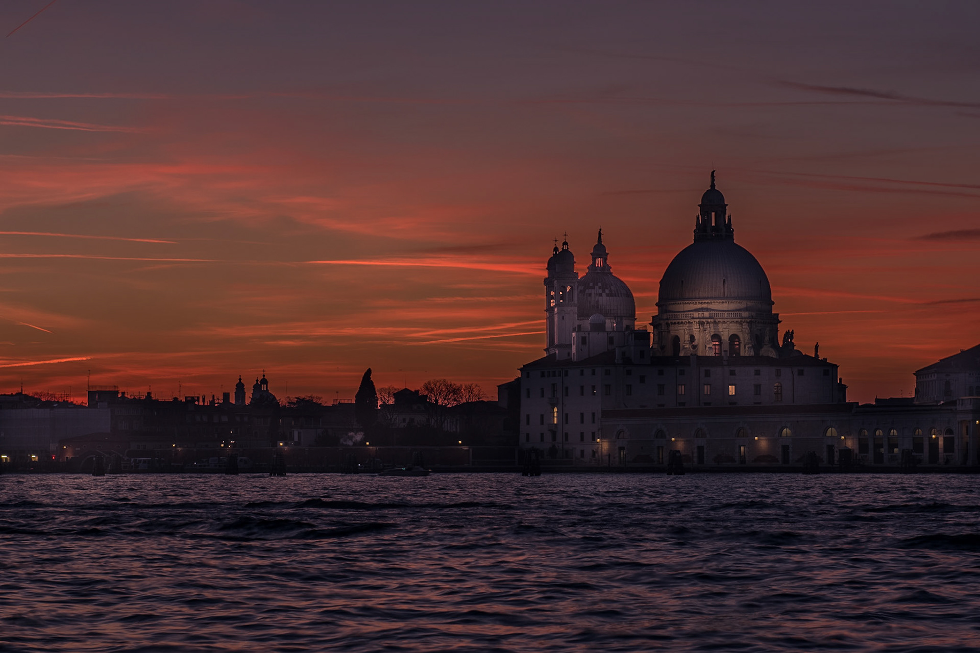 Sonnenuntergang an Santa Maria della Salute