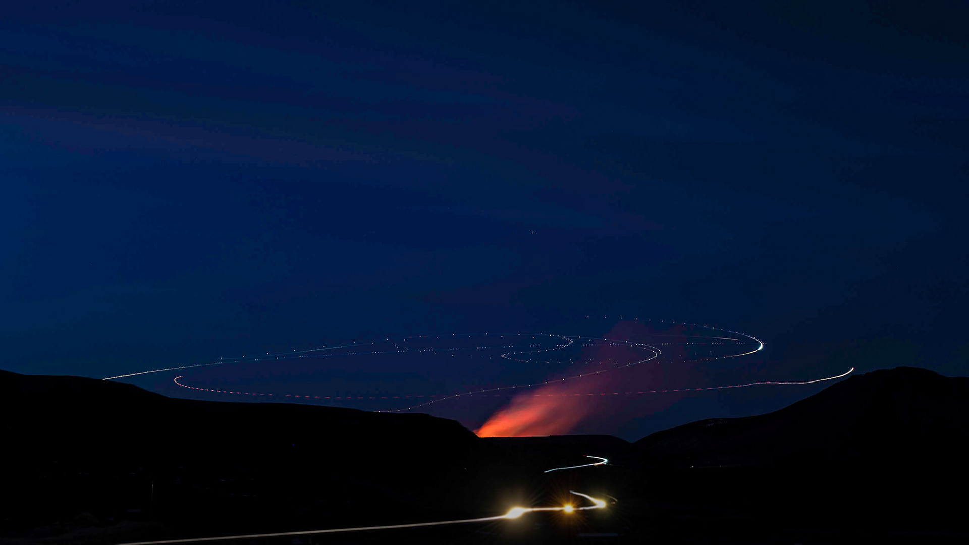 Ein erster Blick auf den Vulkan