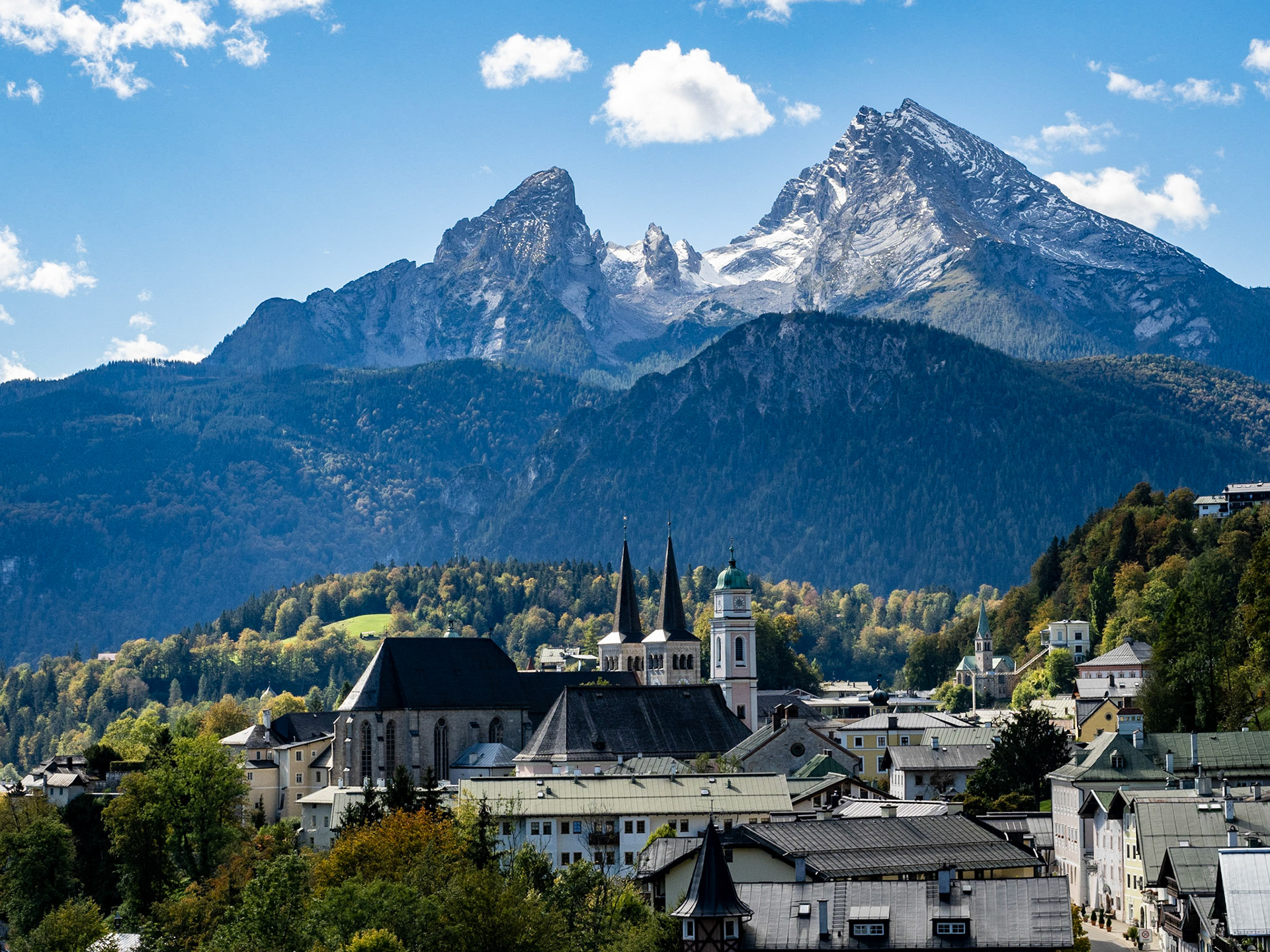Berchtesgaden und Watzmann