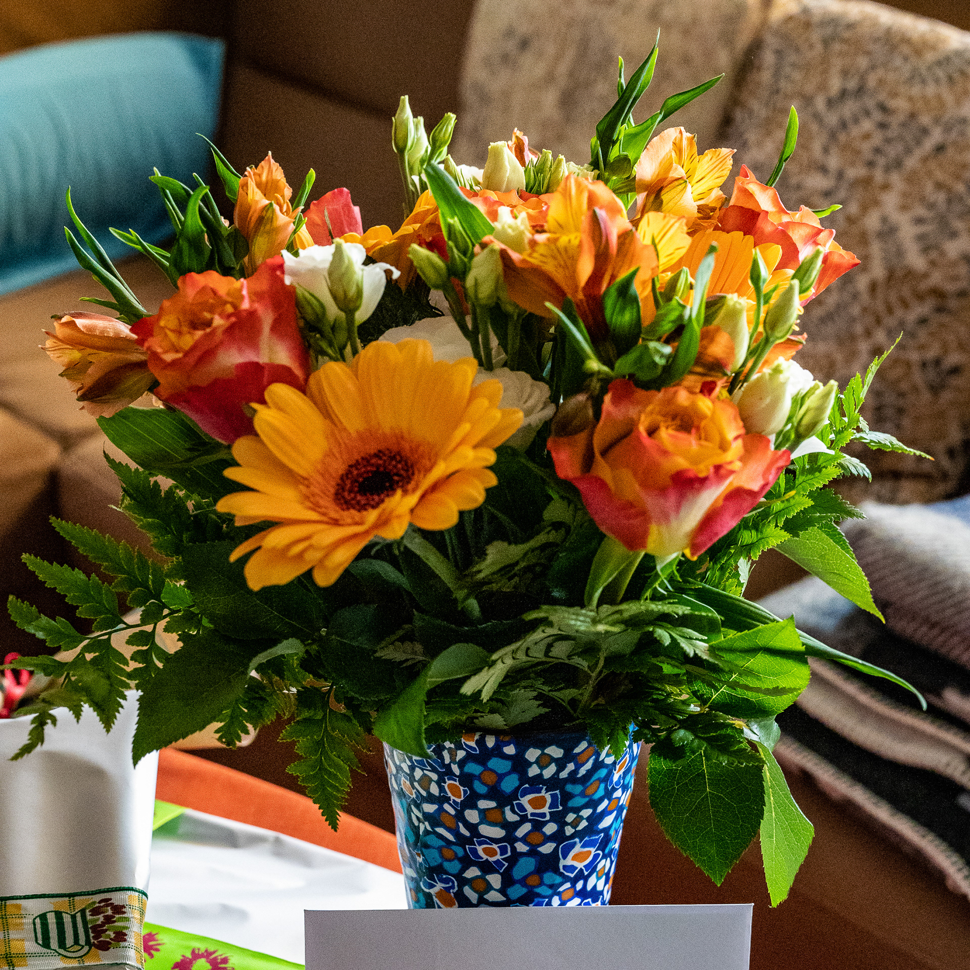 3. Vielen Dank für die Blumen