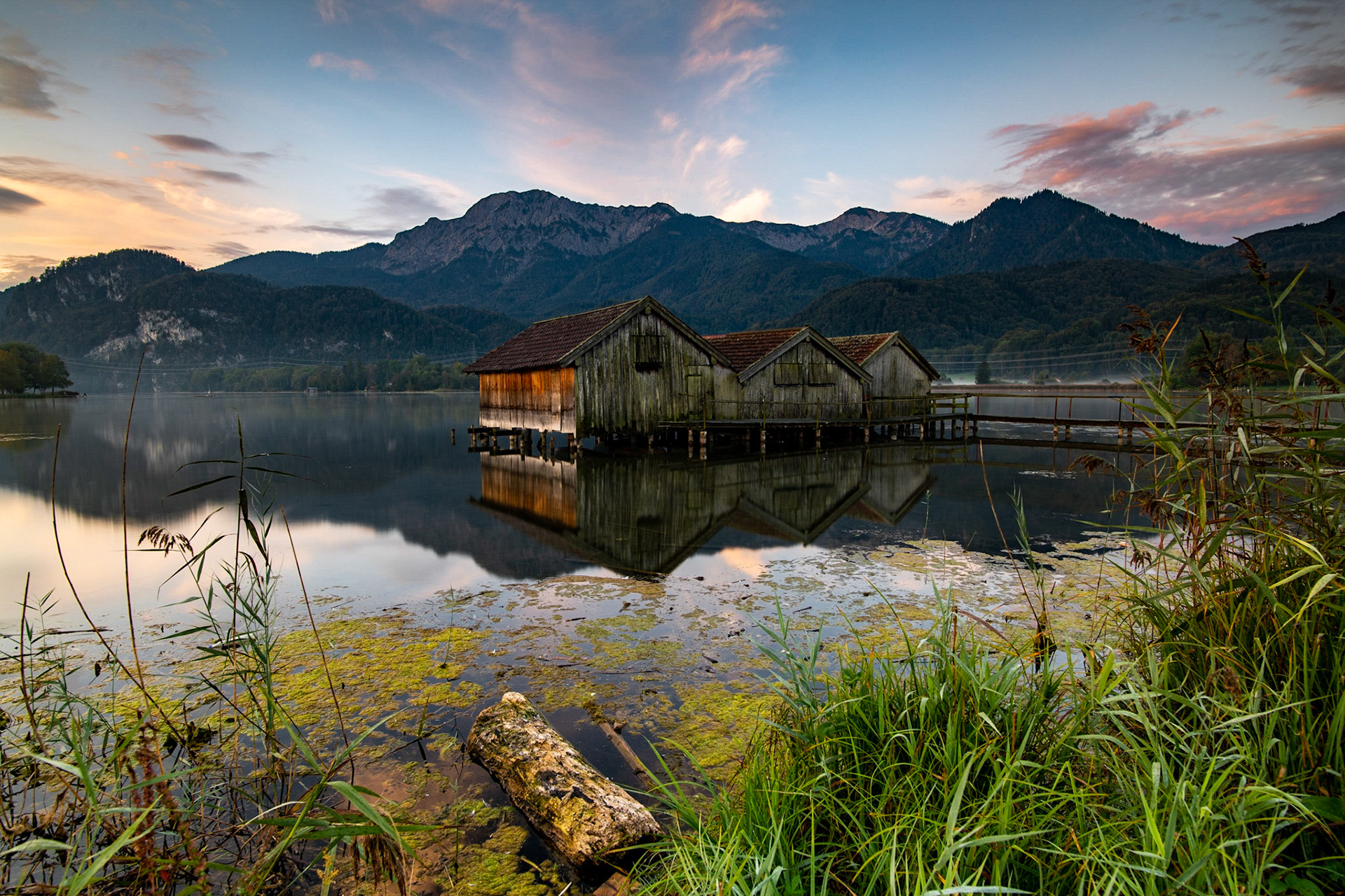 Kochelsee zum Sonnenaufgang