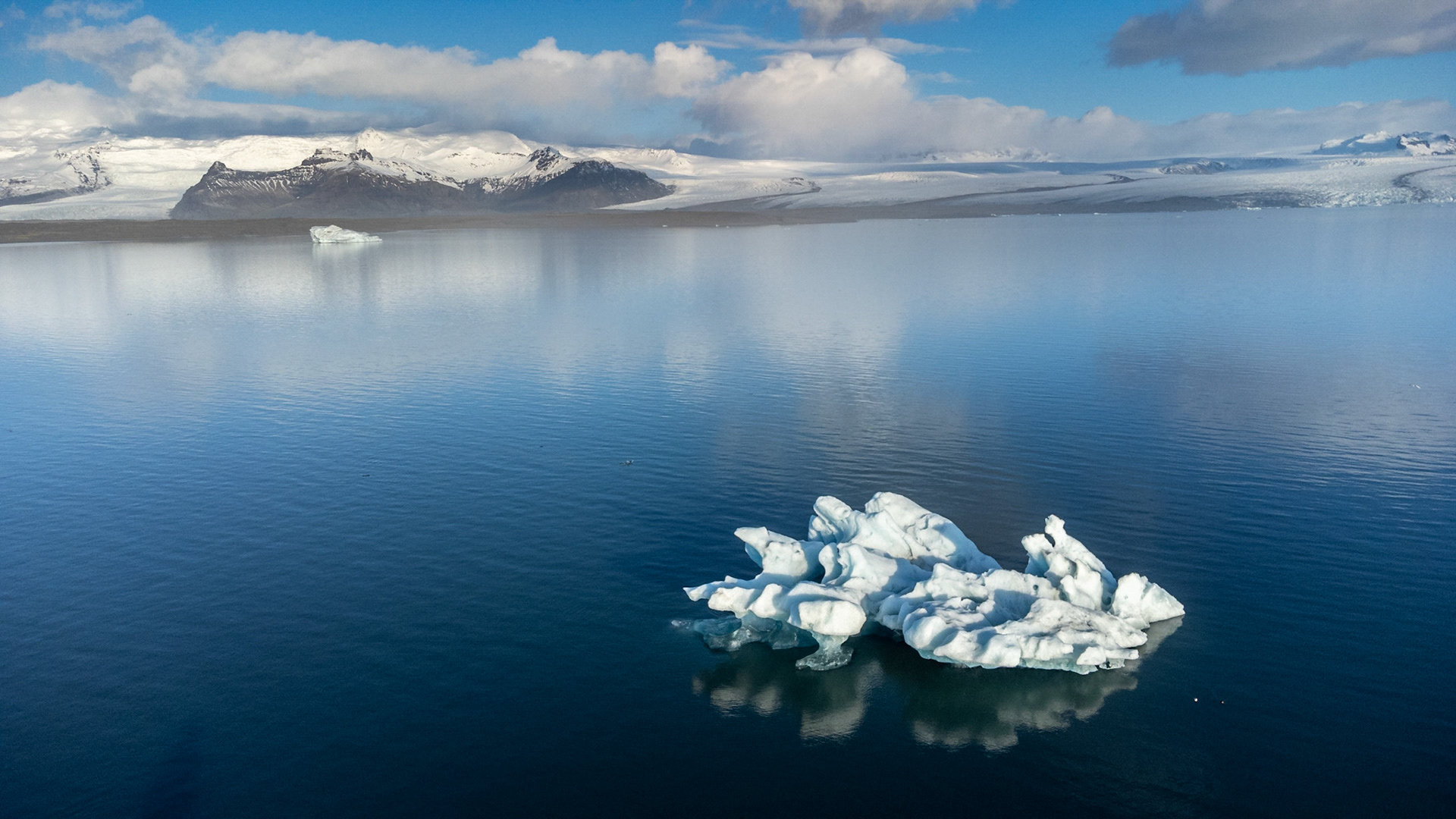 Jökulsarlon von oben