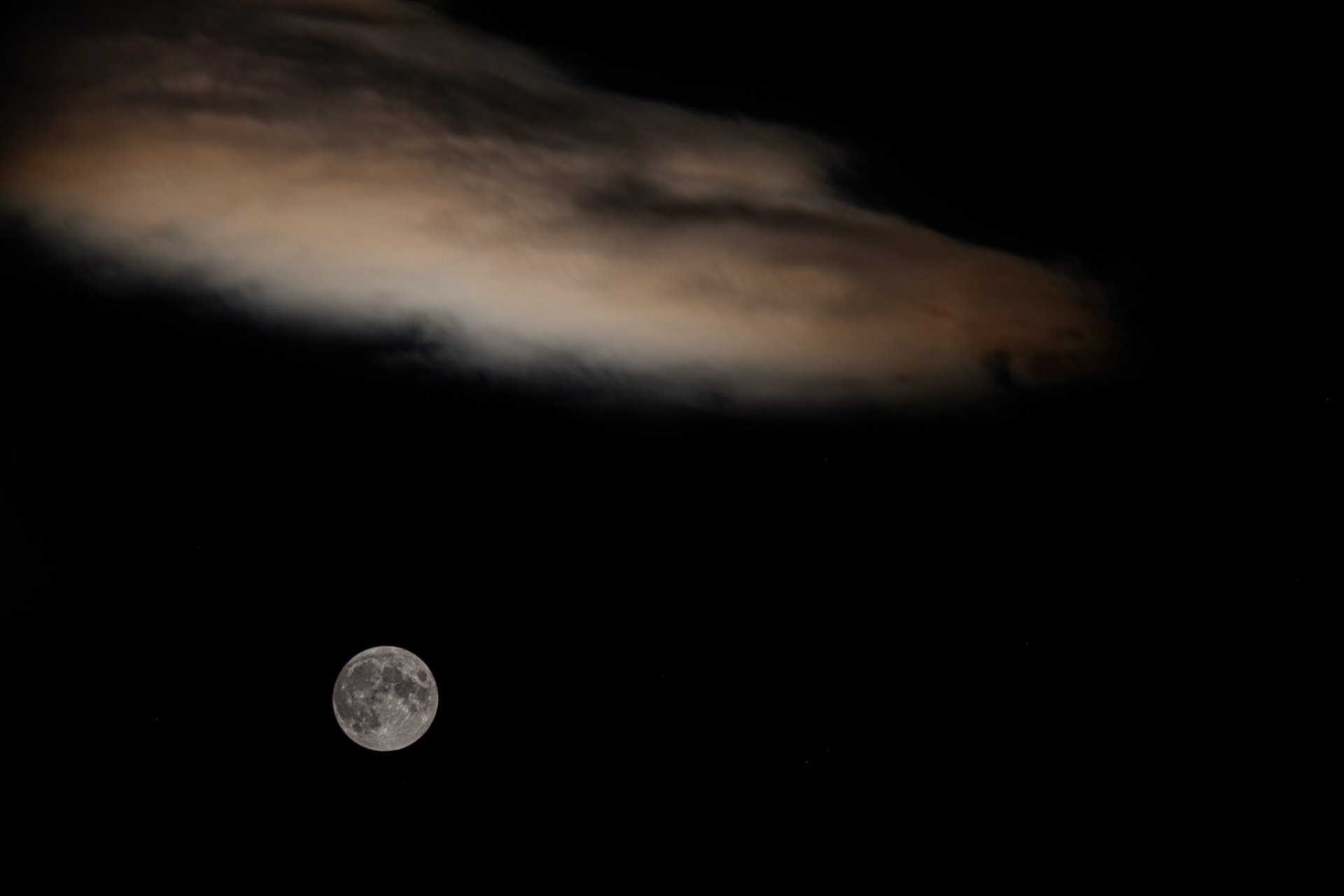 Mond statt Milchstraße