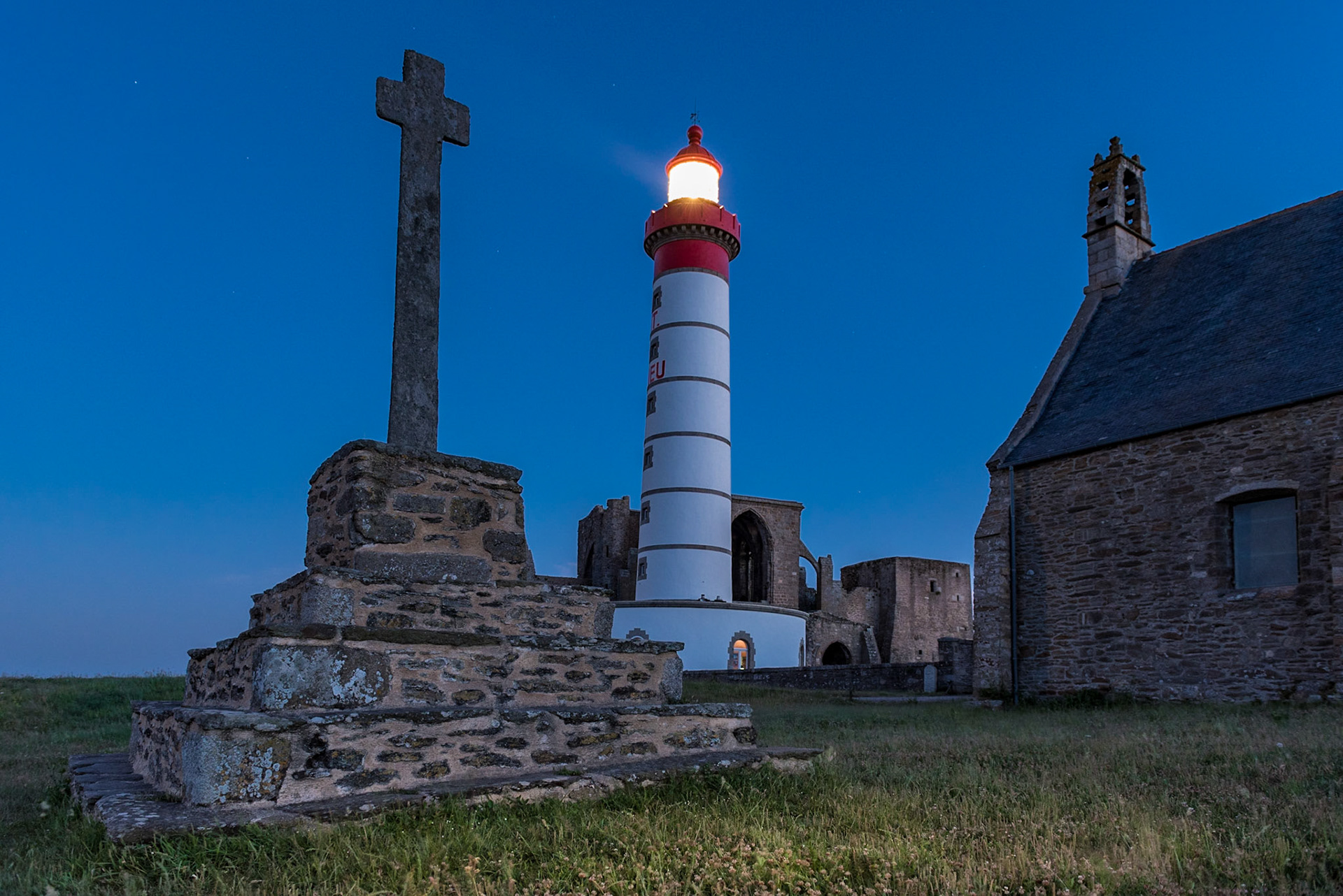 Der Tag beginnt am Phare de St. Mathieu