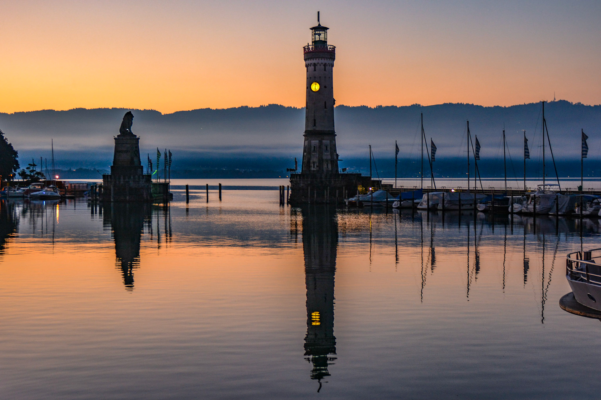 Tageserwachen in Lindau