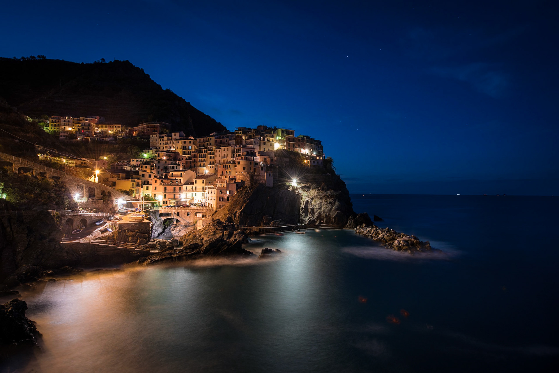 Tageserwachen in Manarola